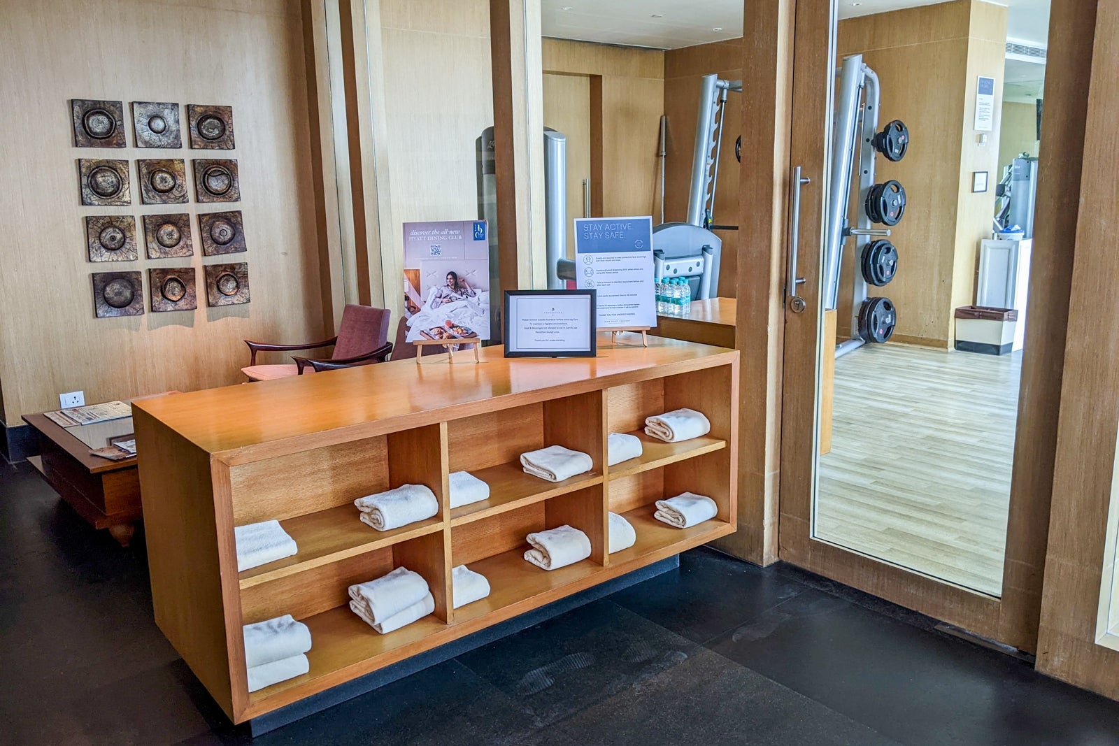 Gym at the Park Hyatt Chennai