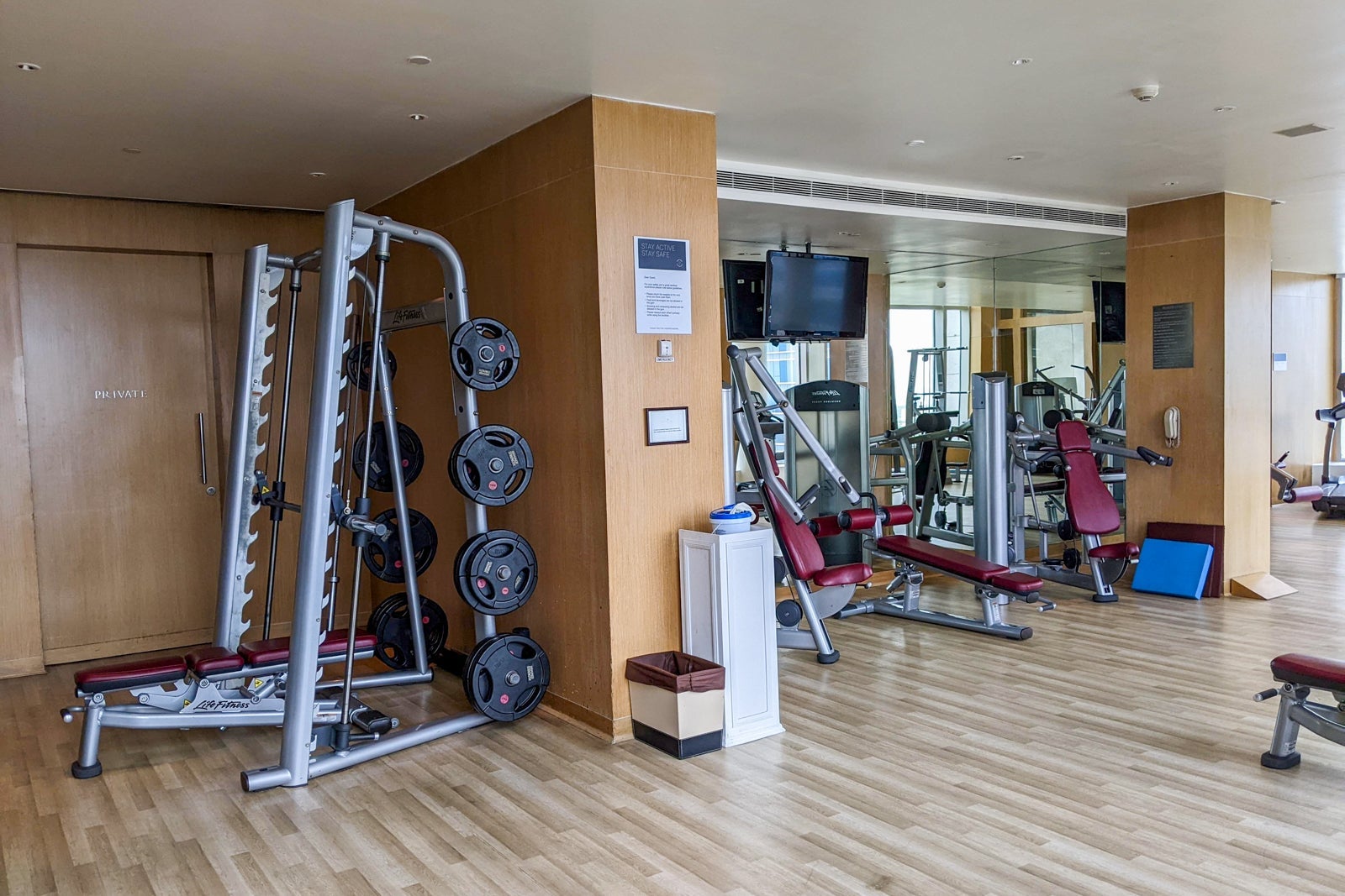 Gym at the Park Hyatt Chennai
