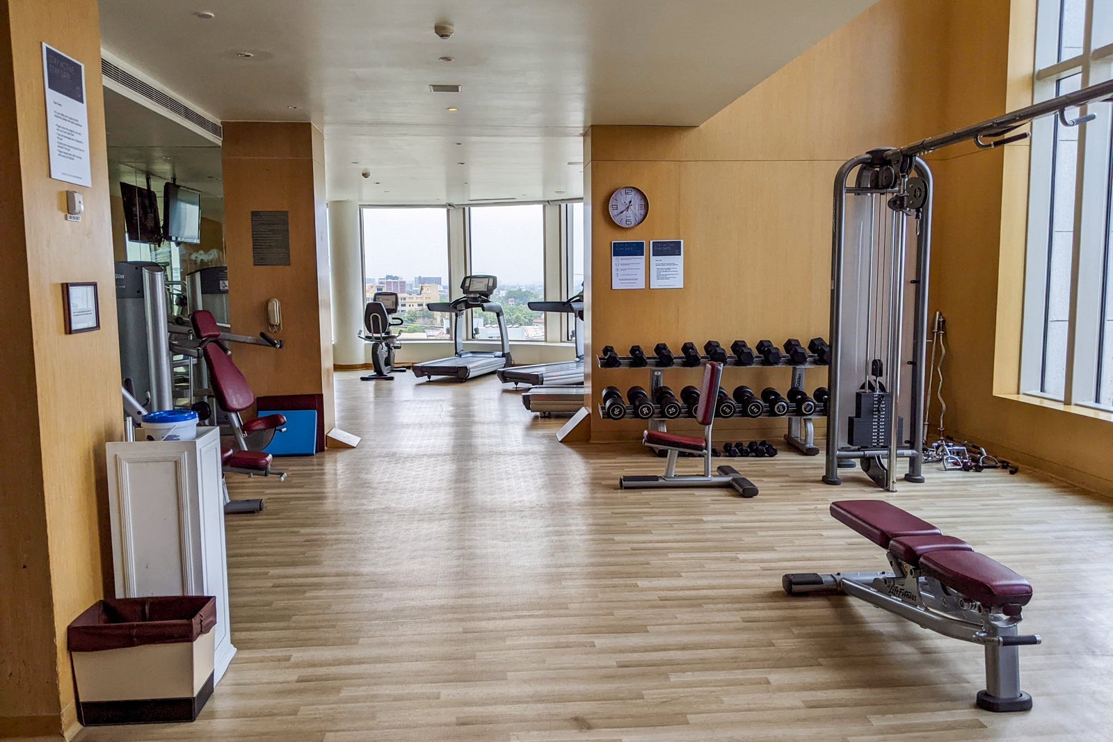 Gym at the Park Hyatt Chennai