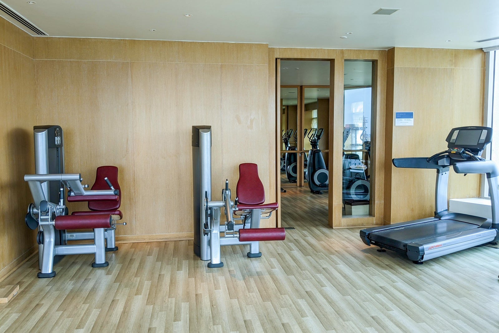 Gym at the Park Hyatt Chennai