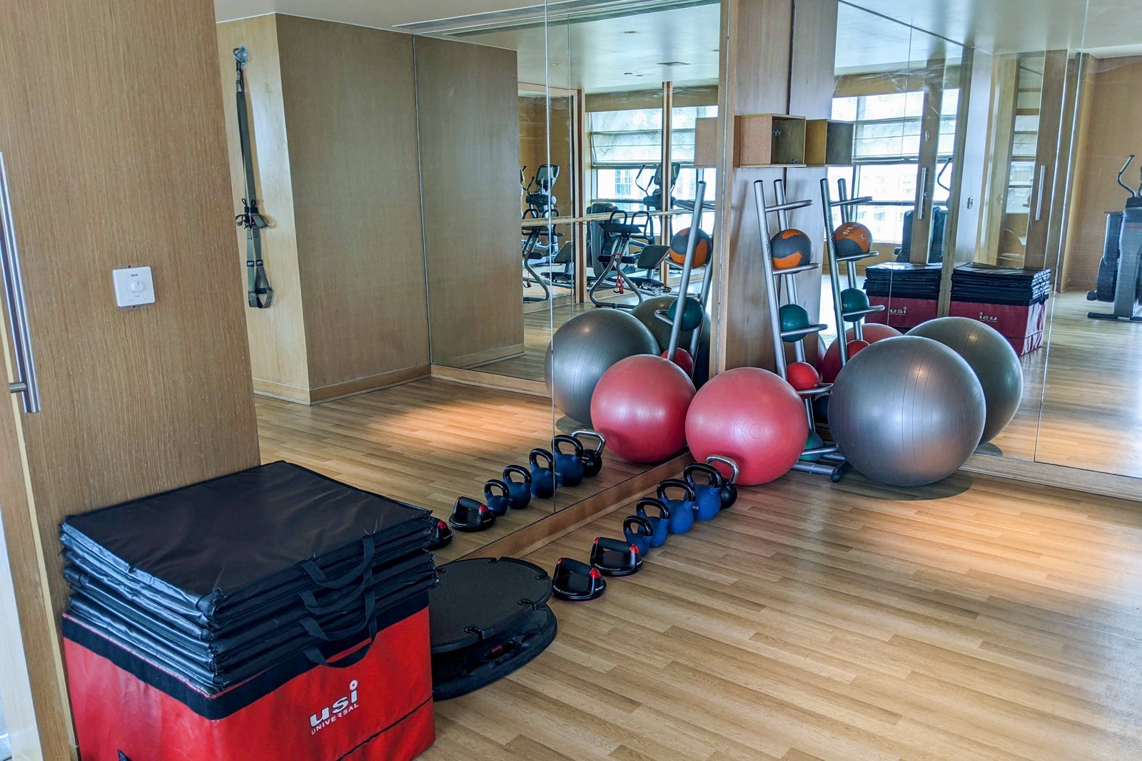 Gym at the Park Hyatt Chennai