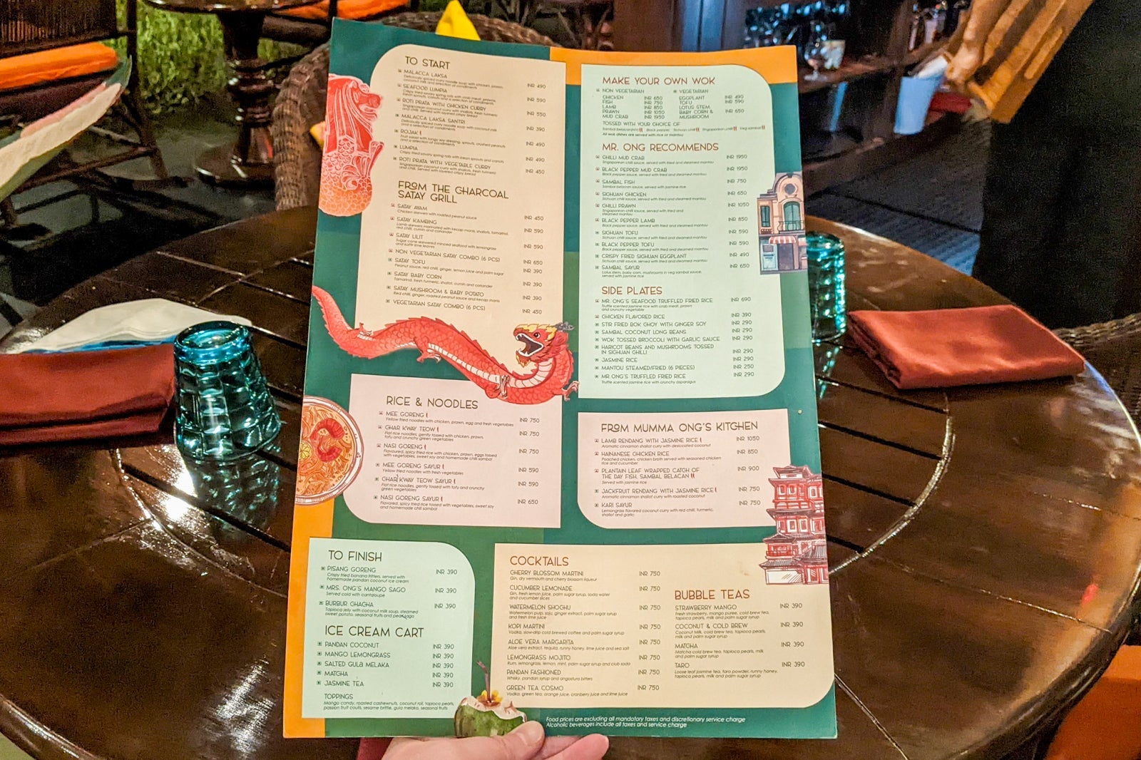 Mr. Ong at the Park Hyatt Chennai