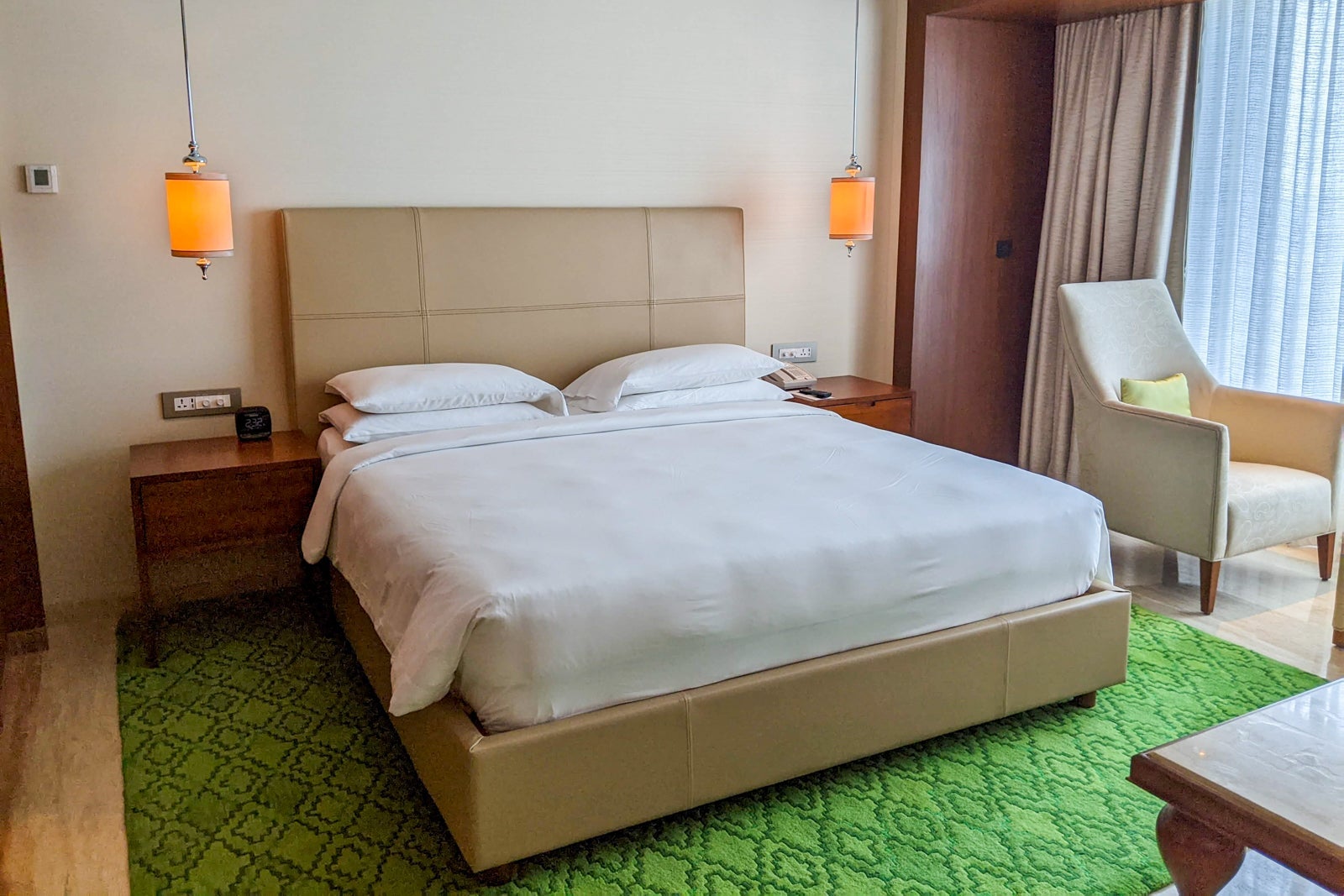 Bed at the Park Hyatt Chennai