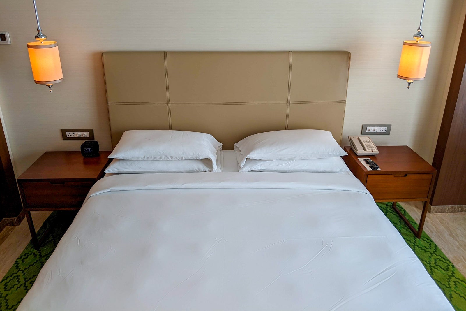 Bed at the Park Hyatt Chennai