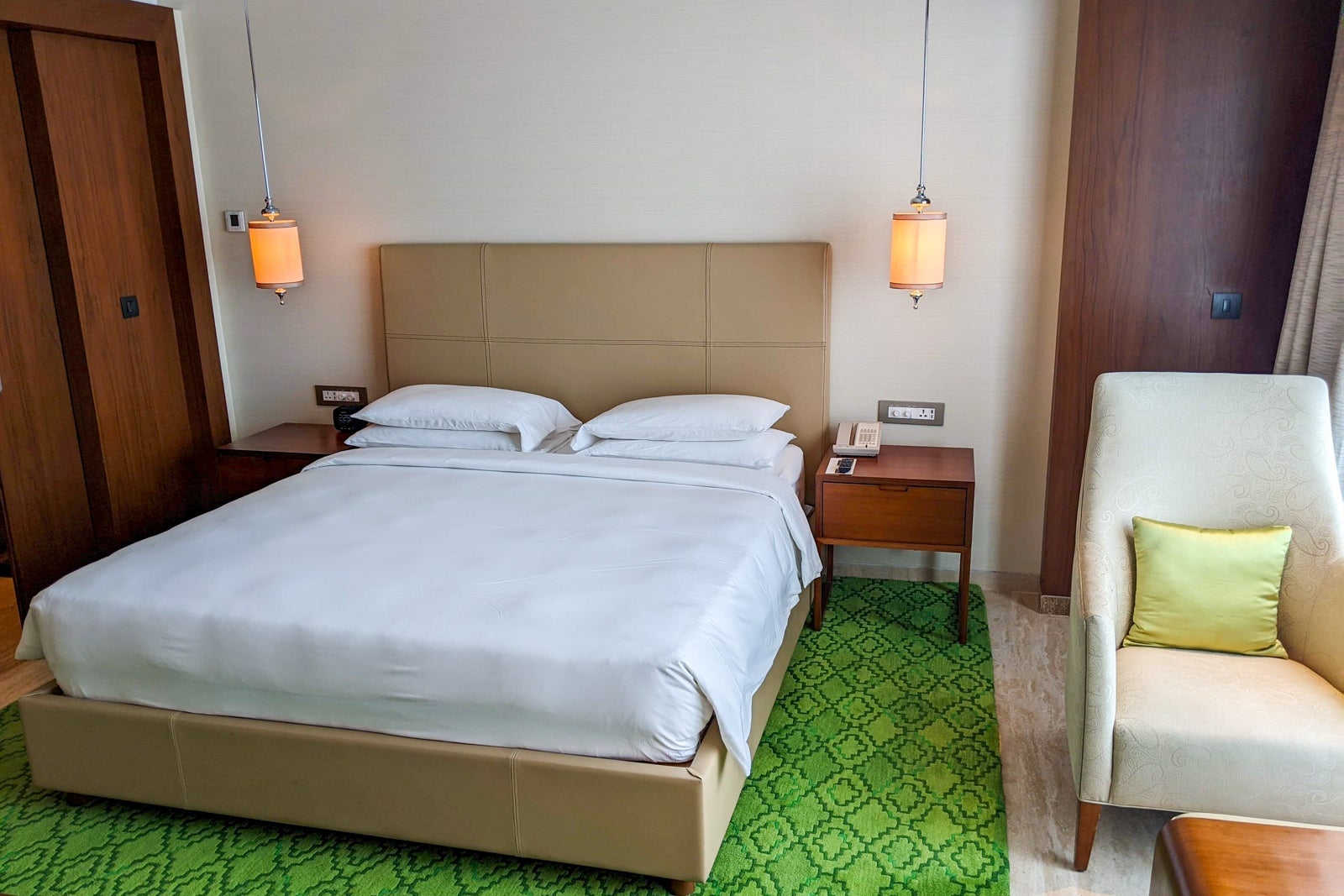 Bed at the Park Hyatt Chennai