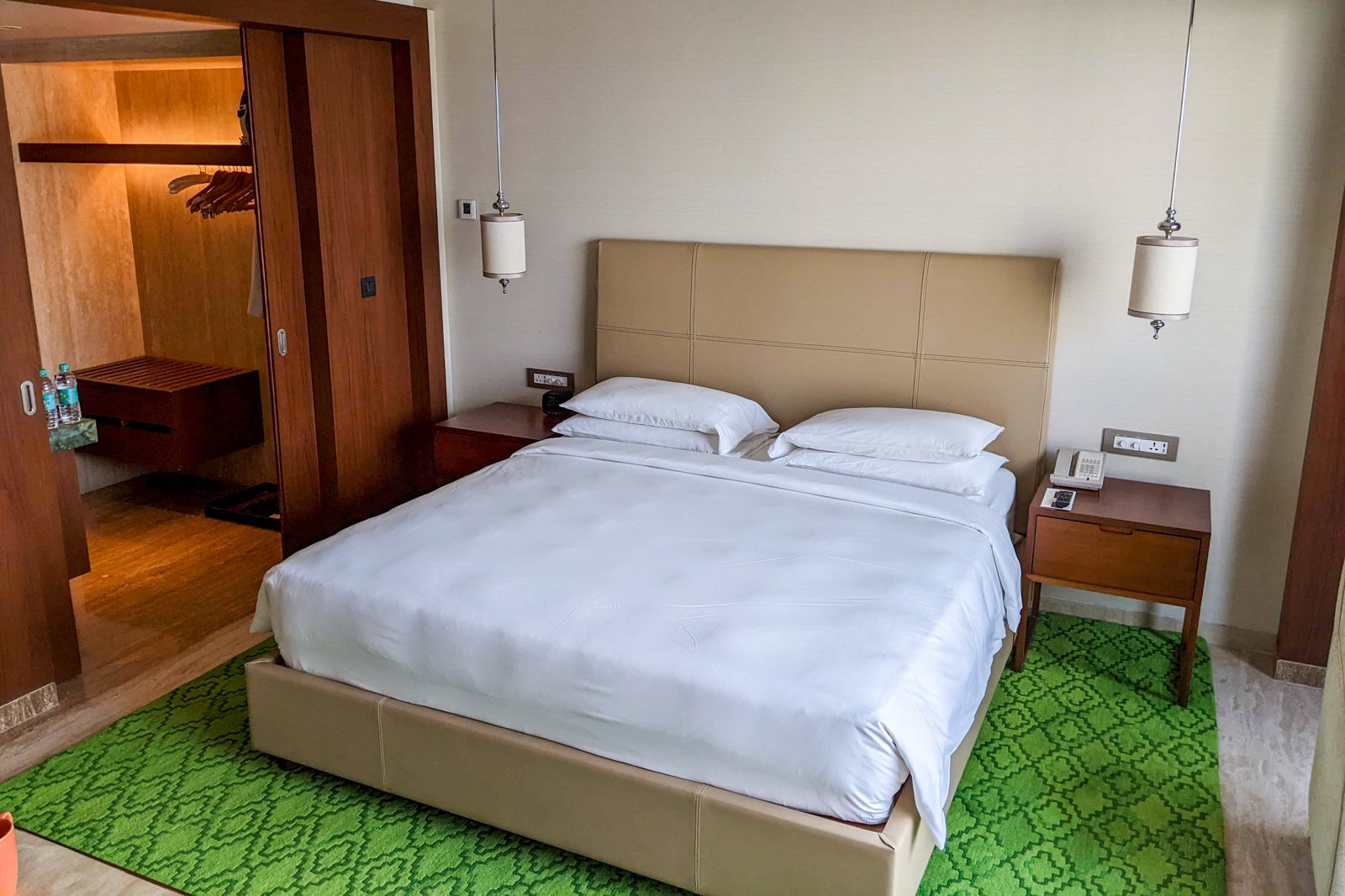 Bed at the Park Hyatt Chennai