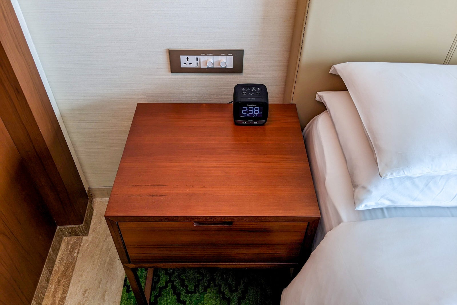 Nightstand at the Park Hyatt Chennai