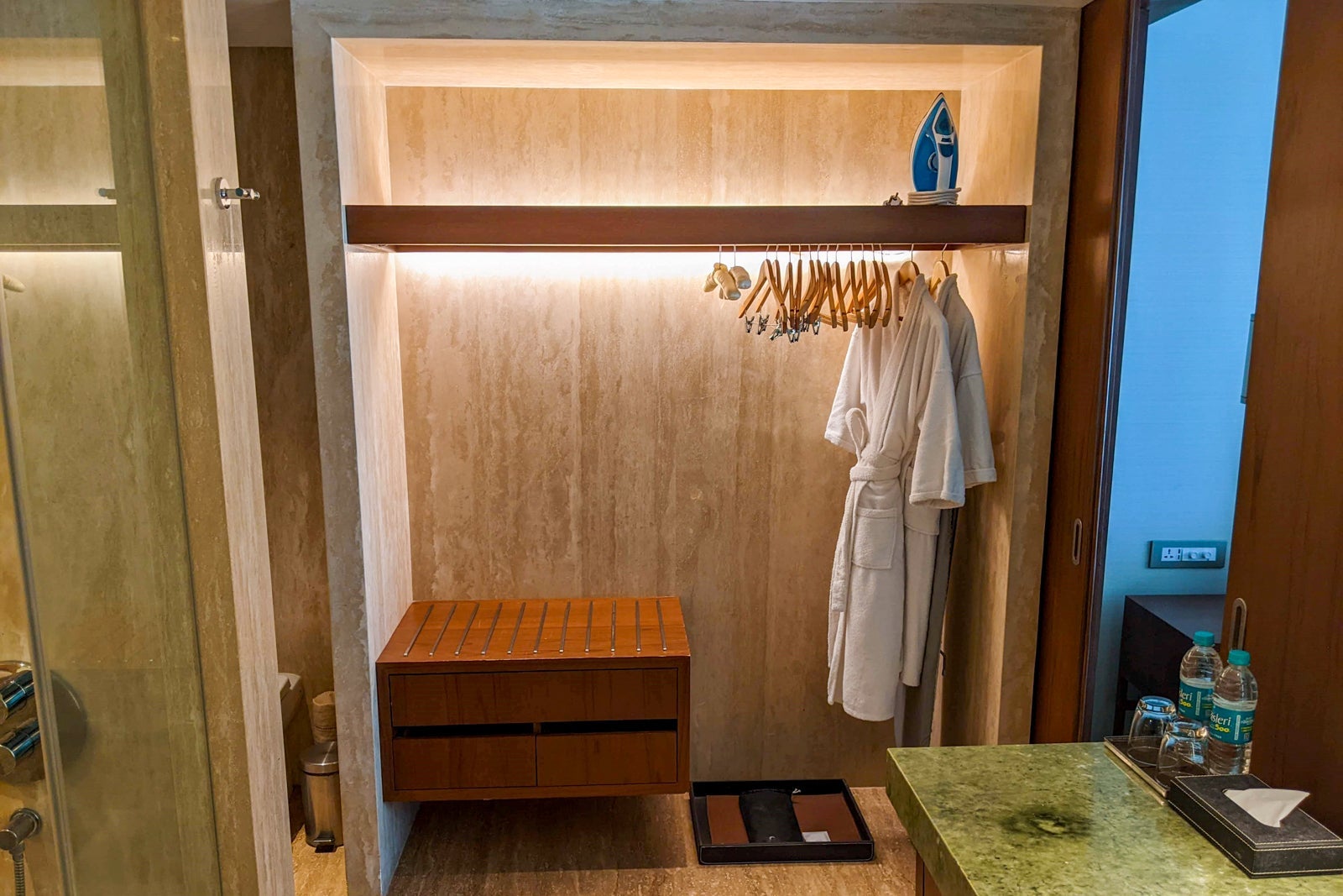 Closet at the Park Hyatt Chennai