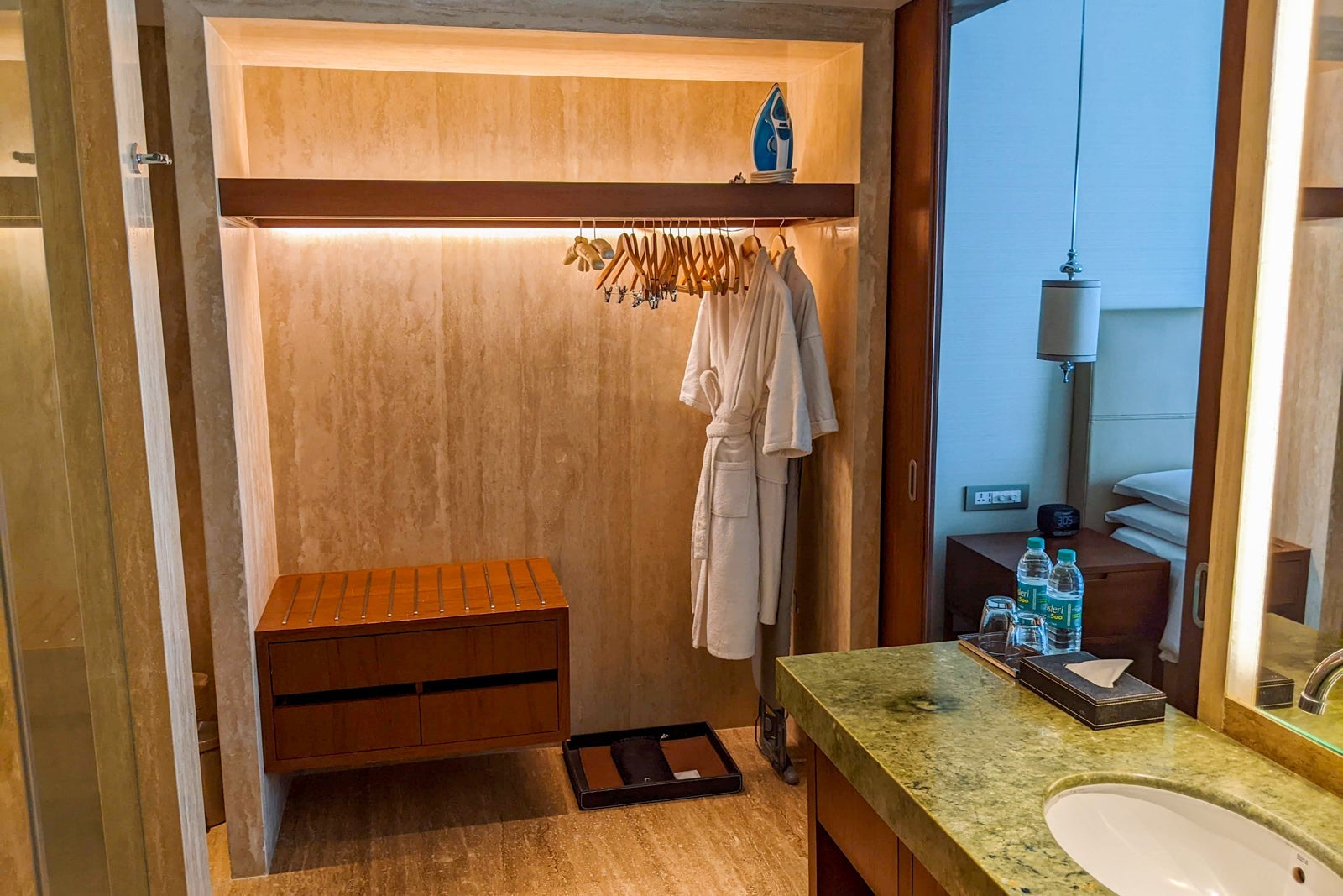 Closet at the Park Hyatt Chennai