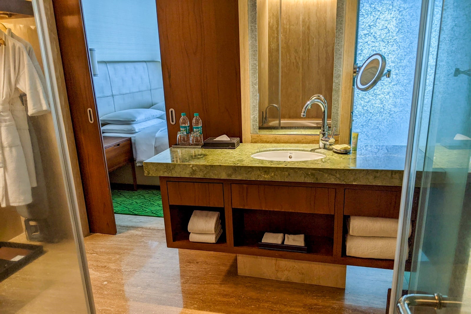 Bathroom at the Park Hyatt Chennai