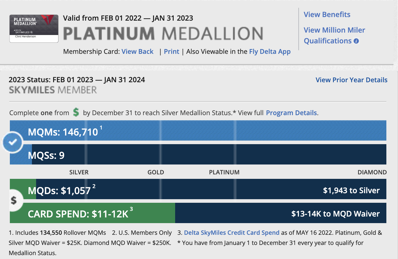 Clint Henderson Delta status progress
