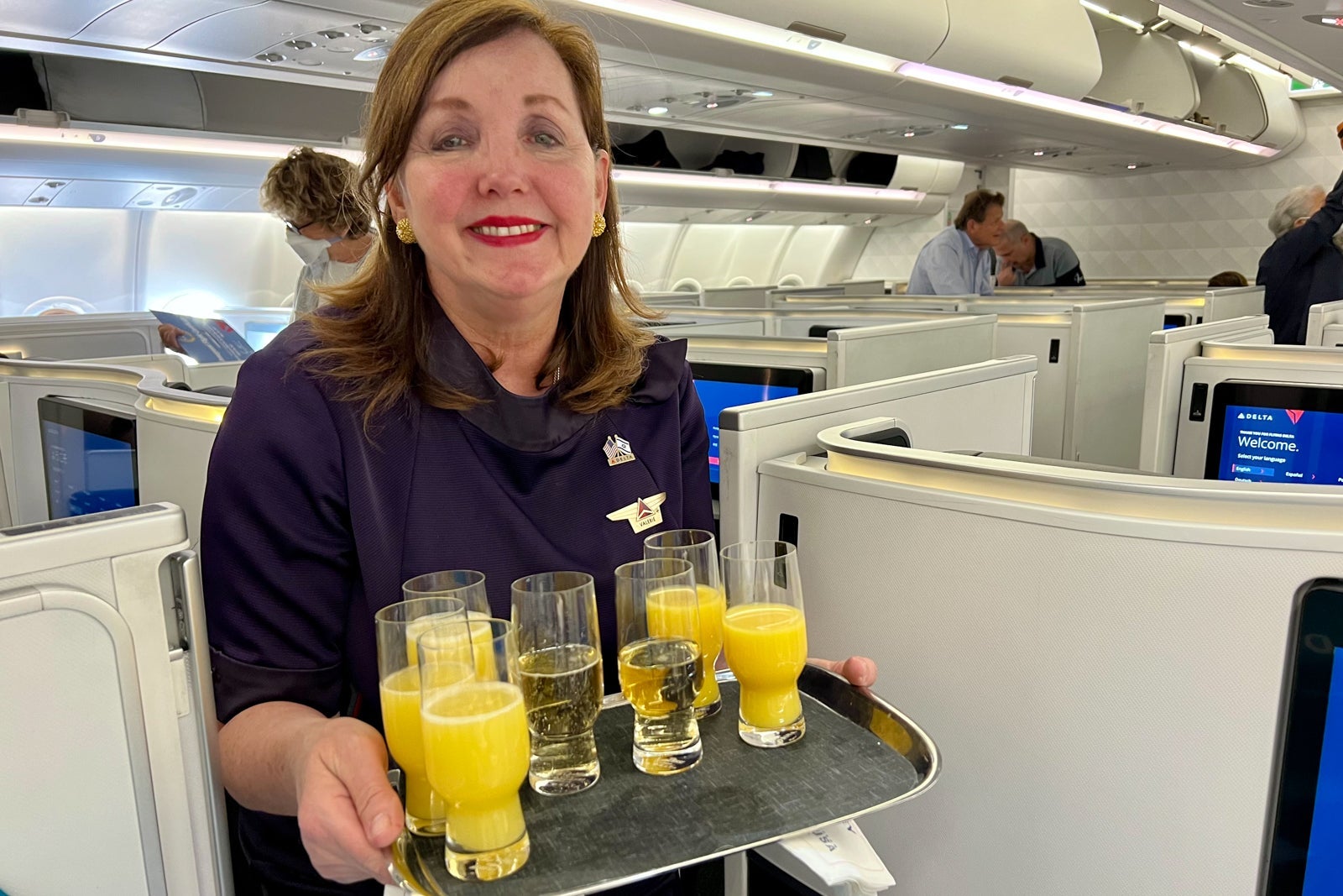 beverages flight attendant
