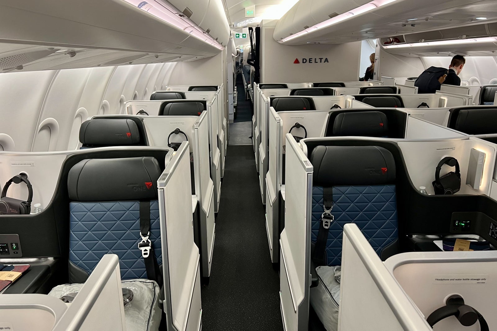 business-class cabin