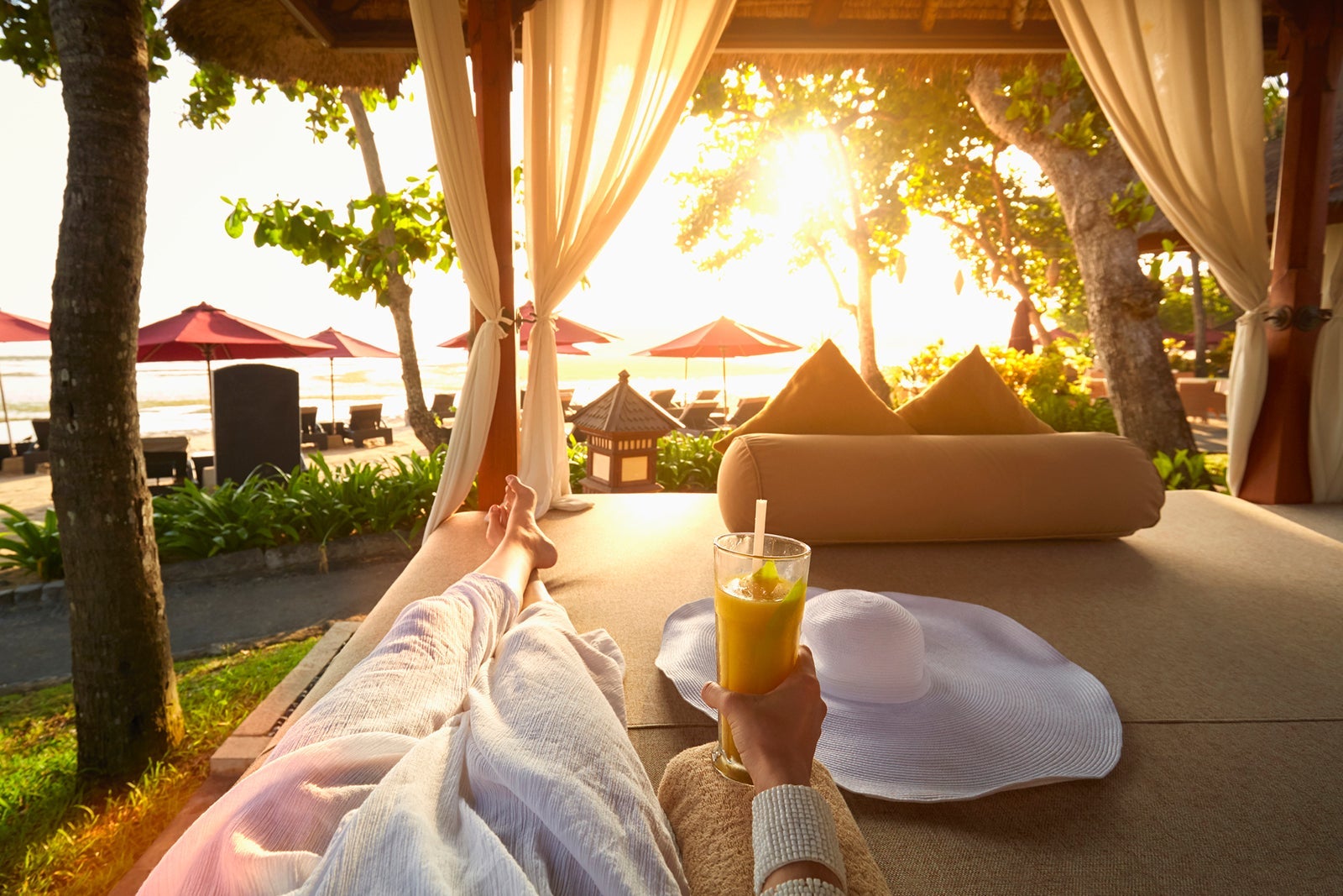 A beach resort
