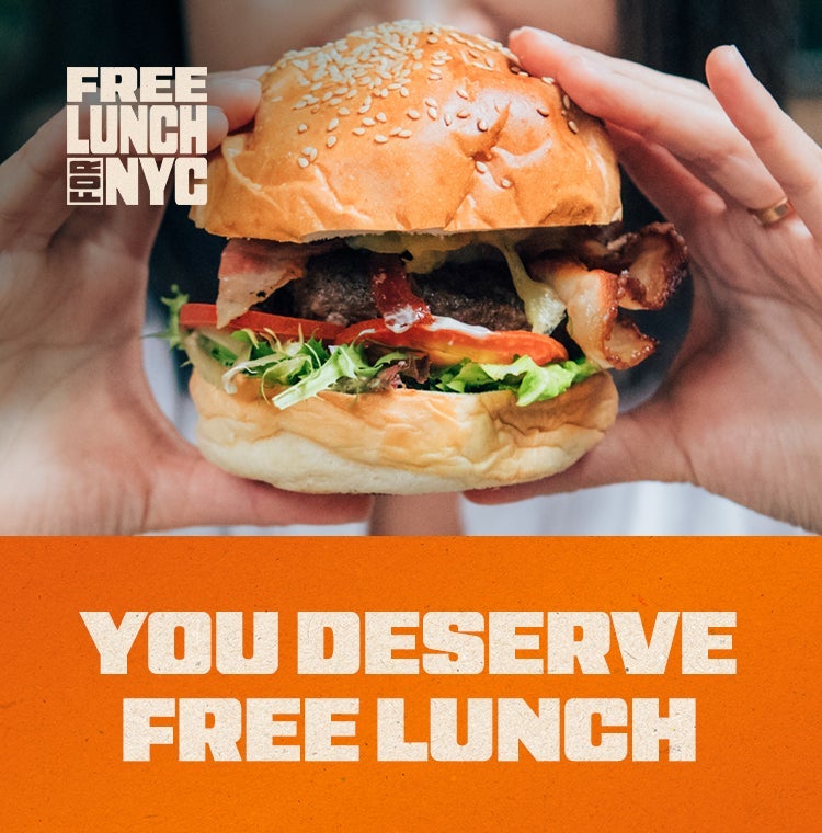 Grubhub free lunch nyc