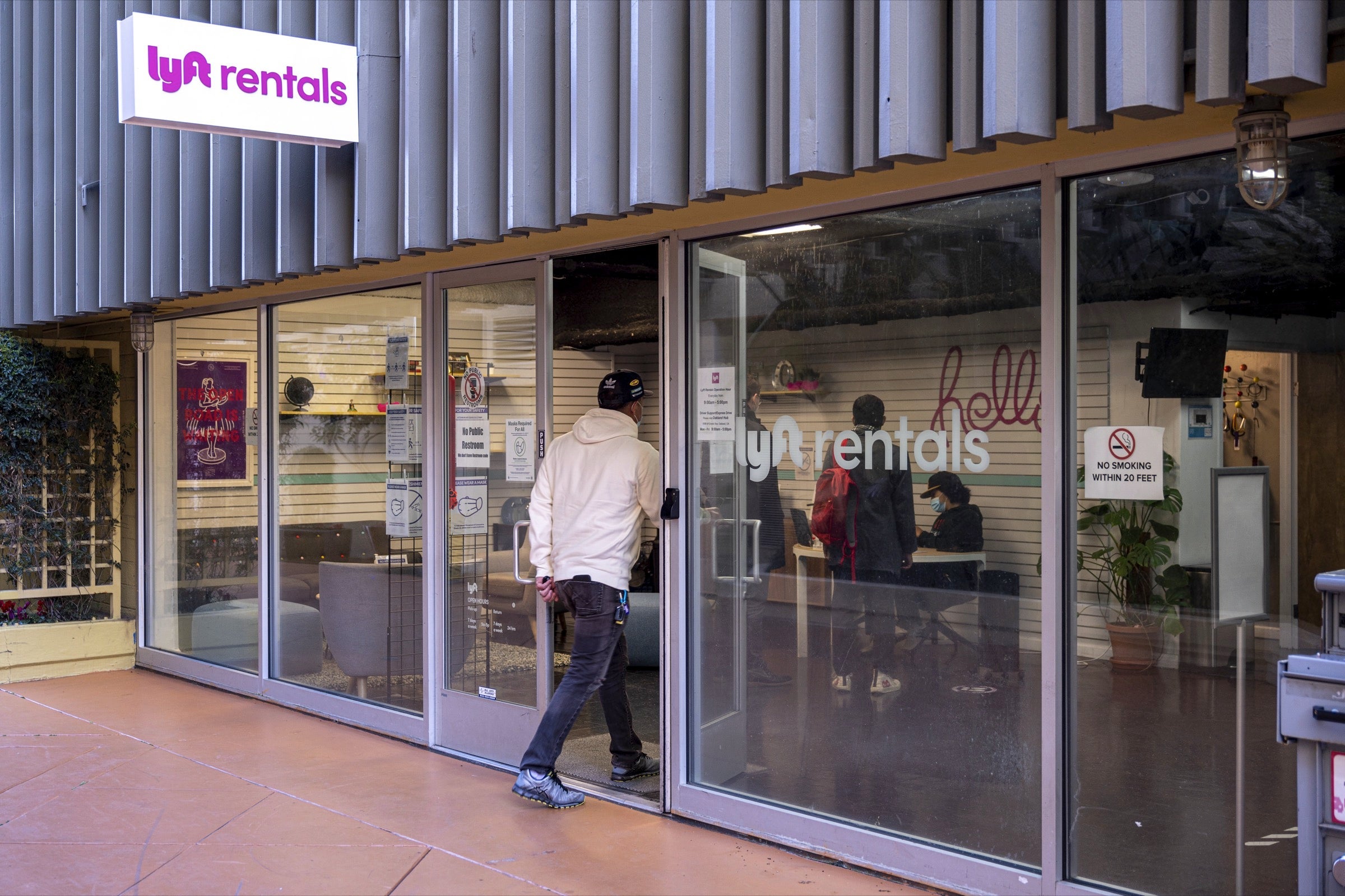 Lyft Rental Car Counter