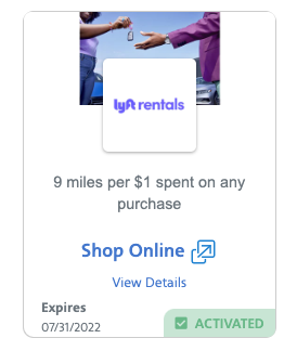 Lyft Rental SimplyMiles