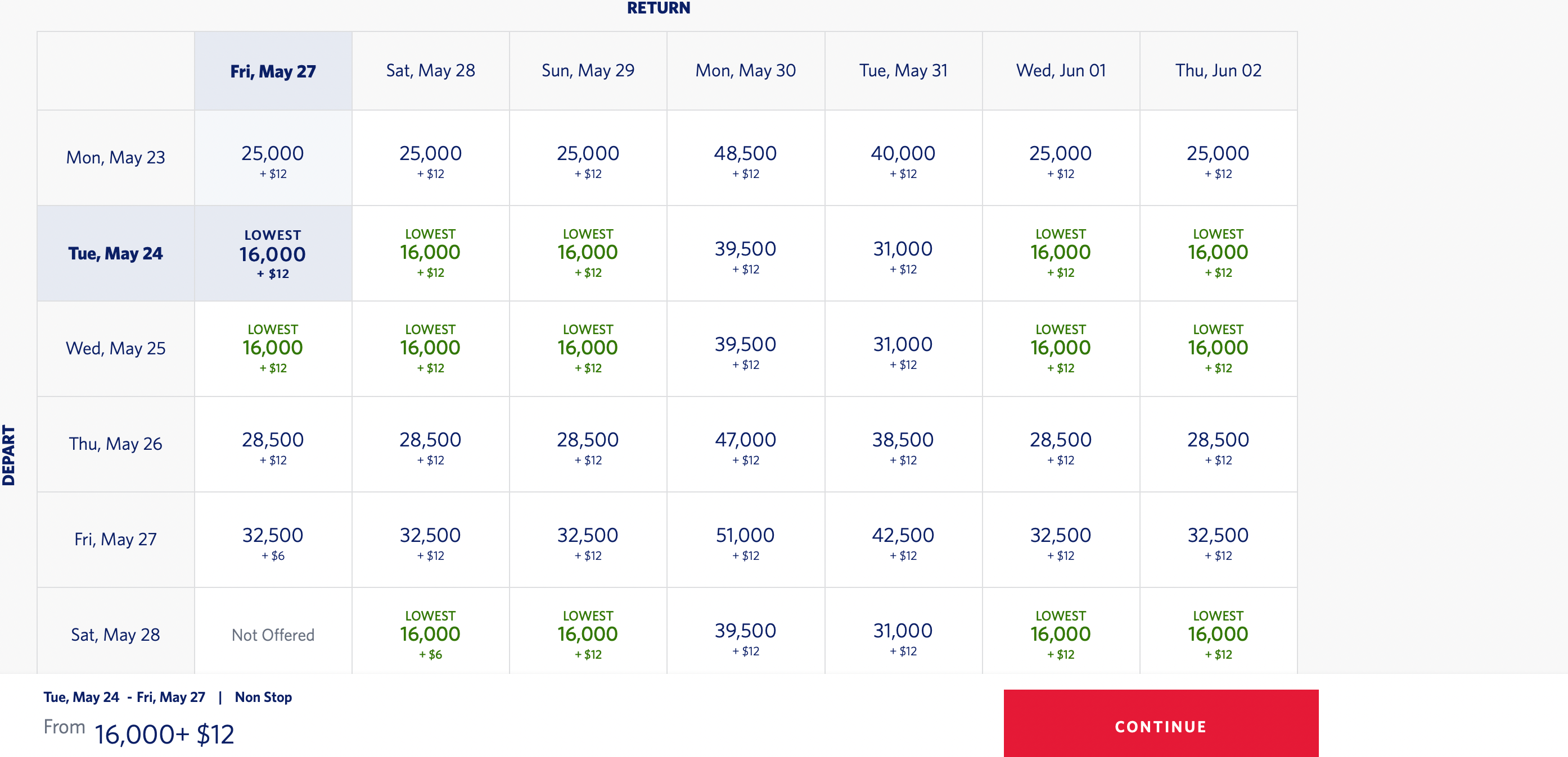 delta flights screenshot