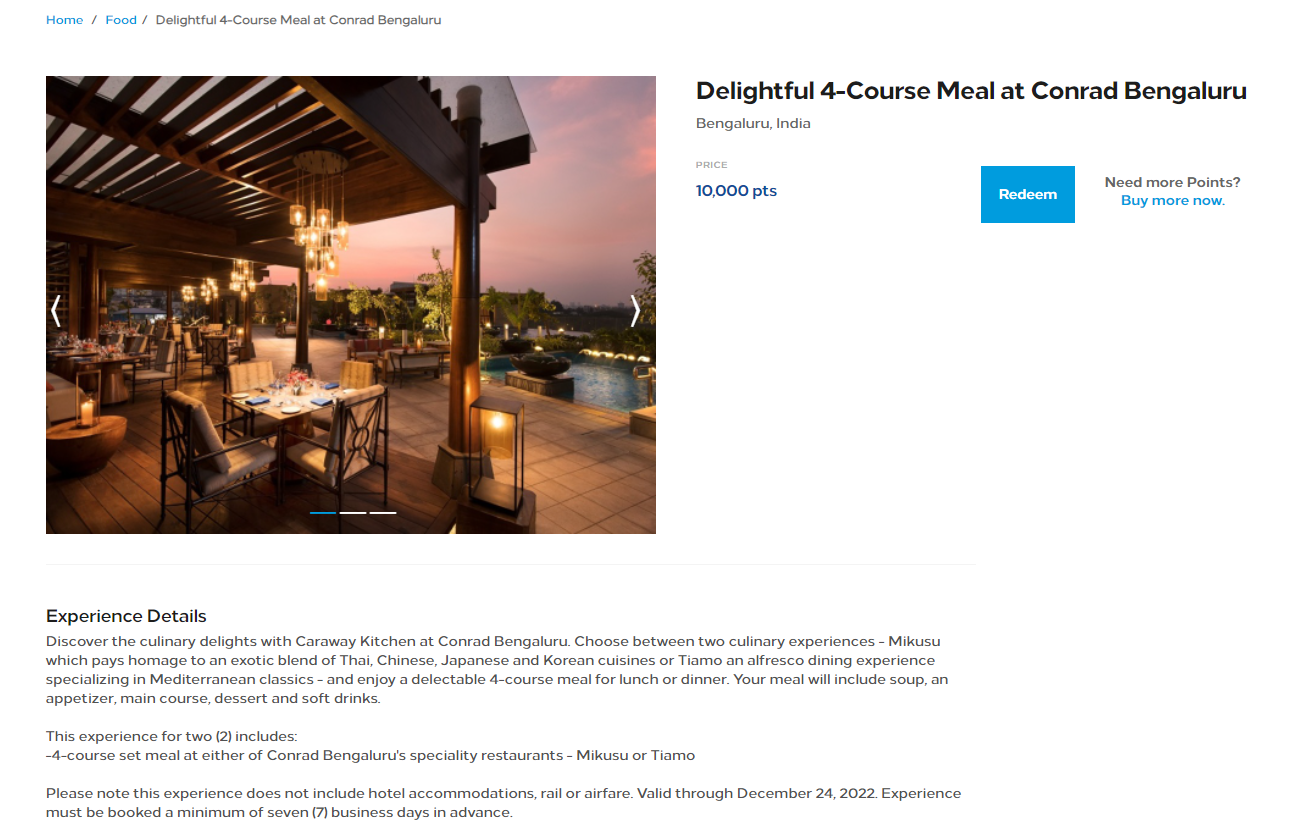 Hilton Honors Experiences