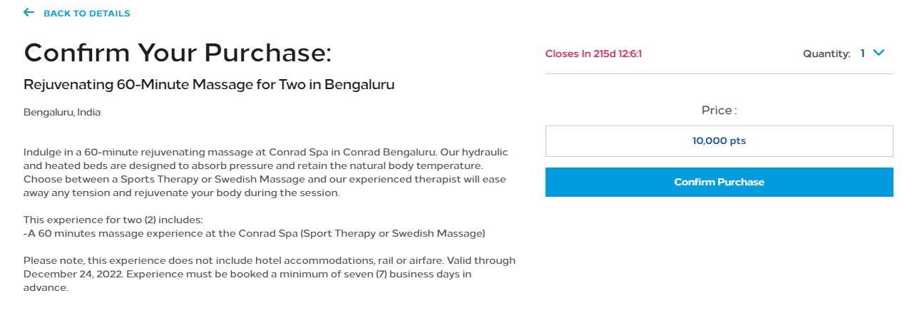 Hilton Honors Experiences