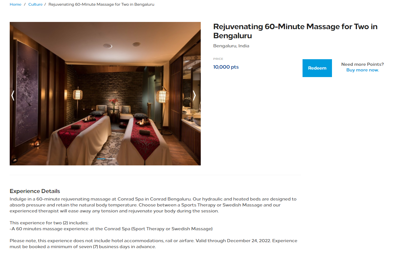 Hilton Honors Experiences