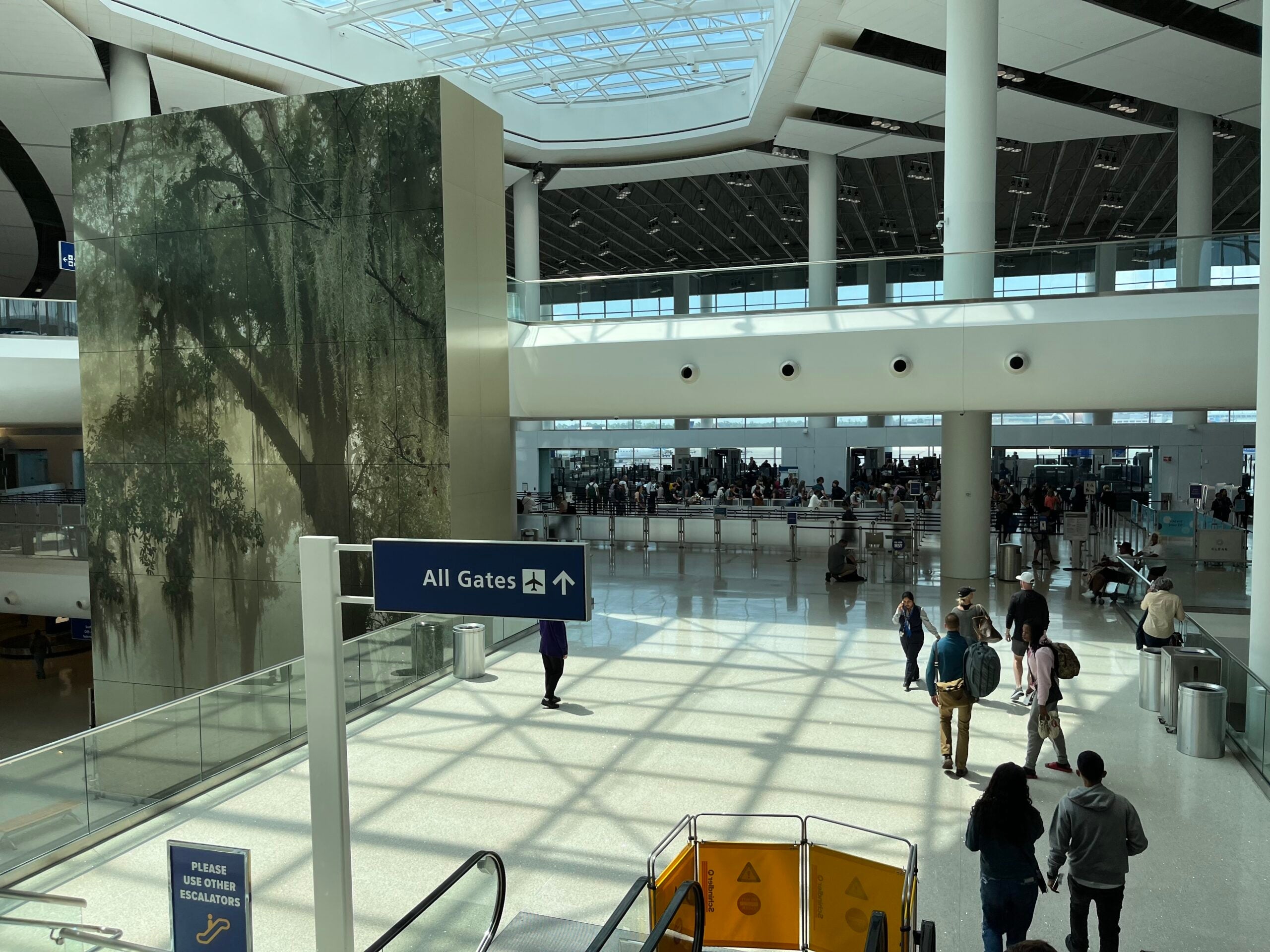 New Orleans Louis Armstrong International airport TSA area