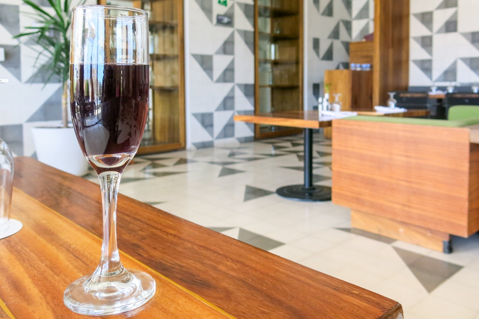 Photos of food and drink options at Breathless resort in Los Cabos