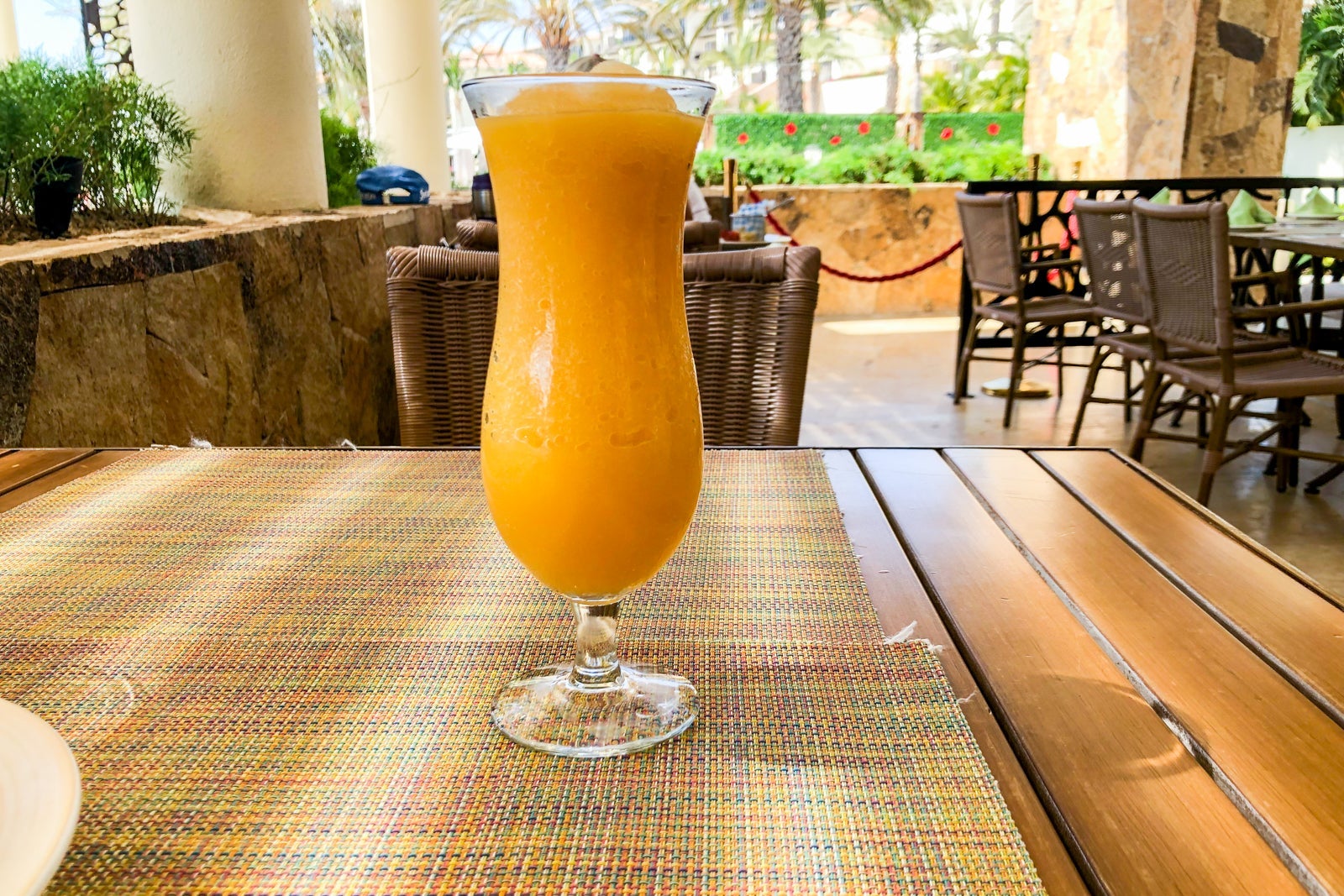 Photo of the mango daquiri at Secrets Puerto Los Cabos.