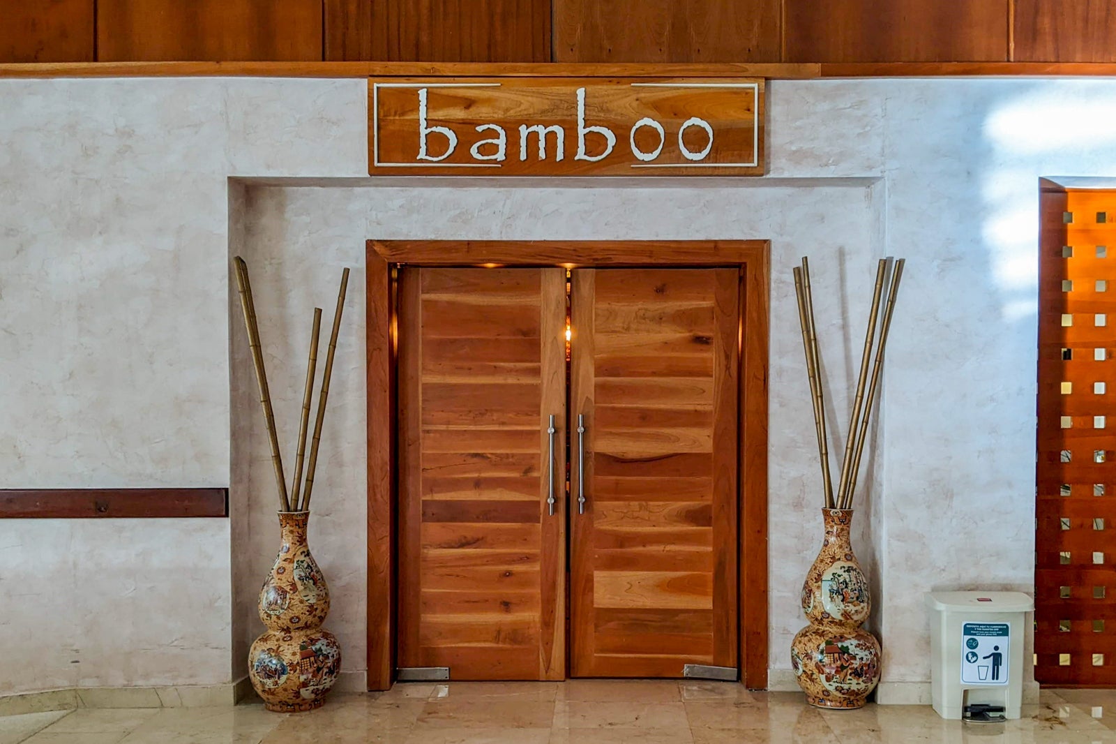 Bamboo restaurant