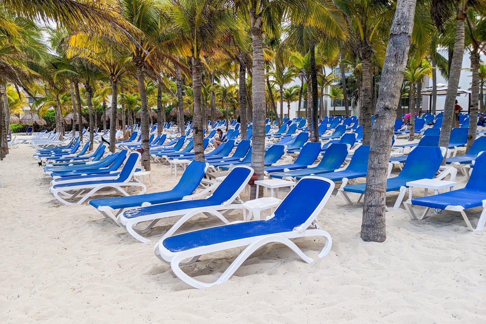 Wyndham Viva Azteca beach seating