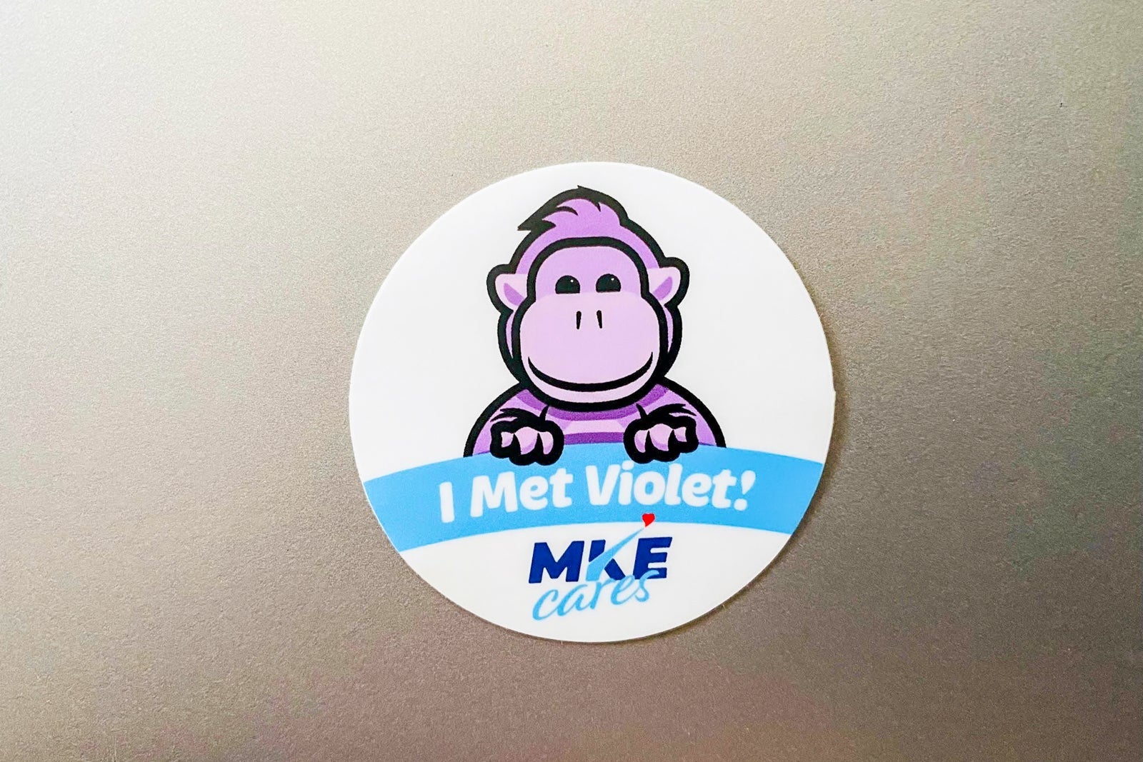 I Met Violet sticker