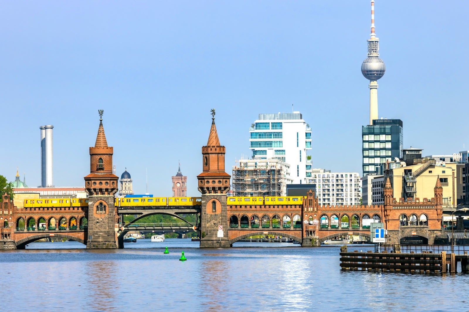 Oberbaumbrücke in Berlin, Germany.