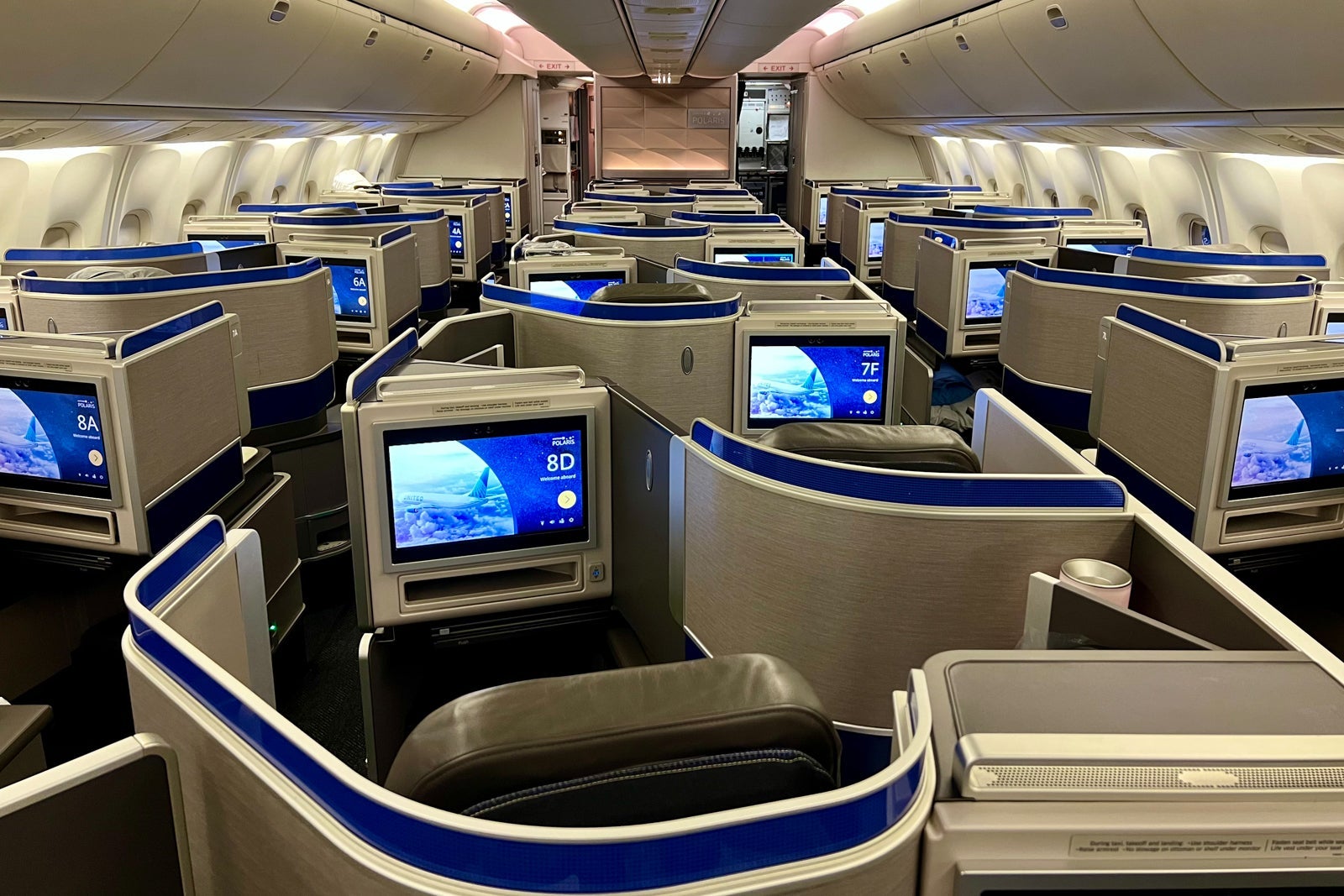 United Airlines Newark Palma de Mallorca Inaugural Boeing 767 Po