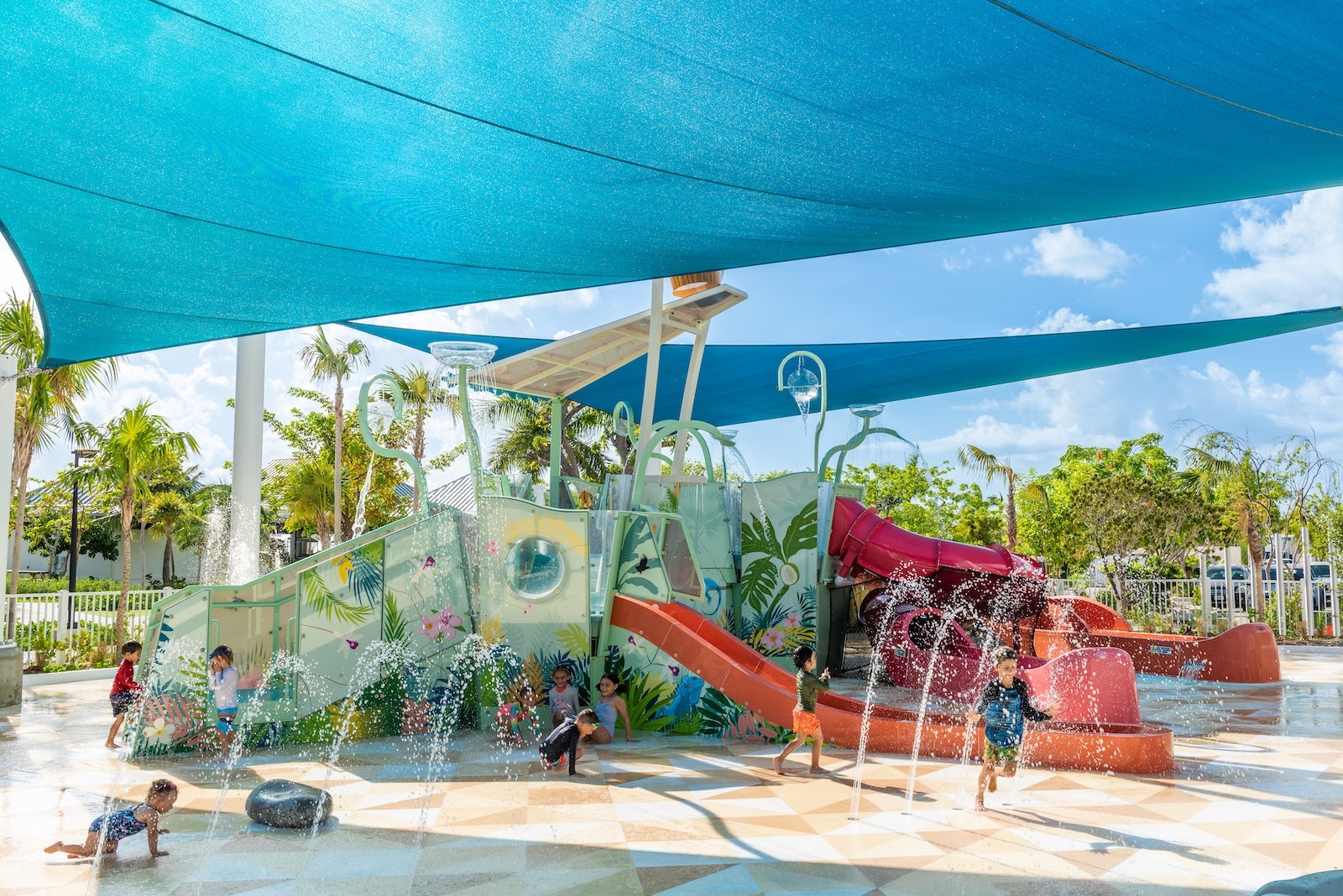 Kids water park at Kimpton Seafire Grand Cayman