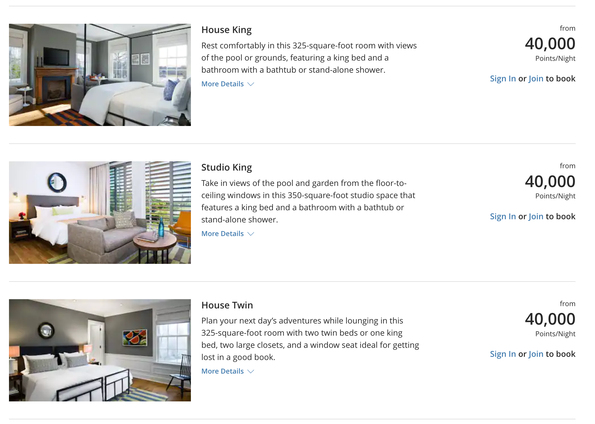 Topping Rose House award rate