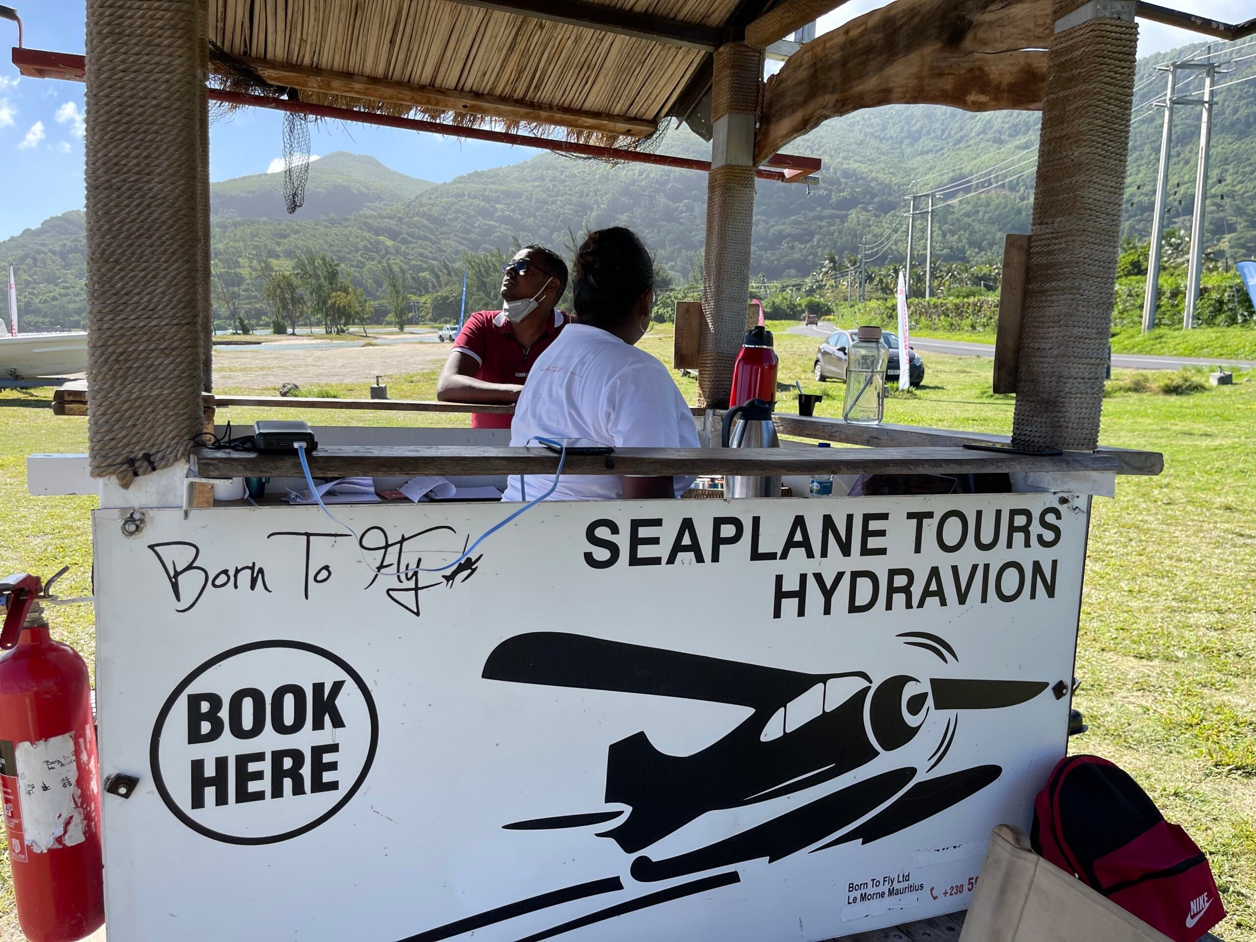 You start at the stall where you complete the formalities