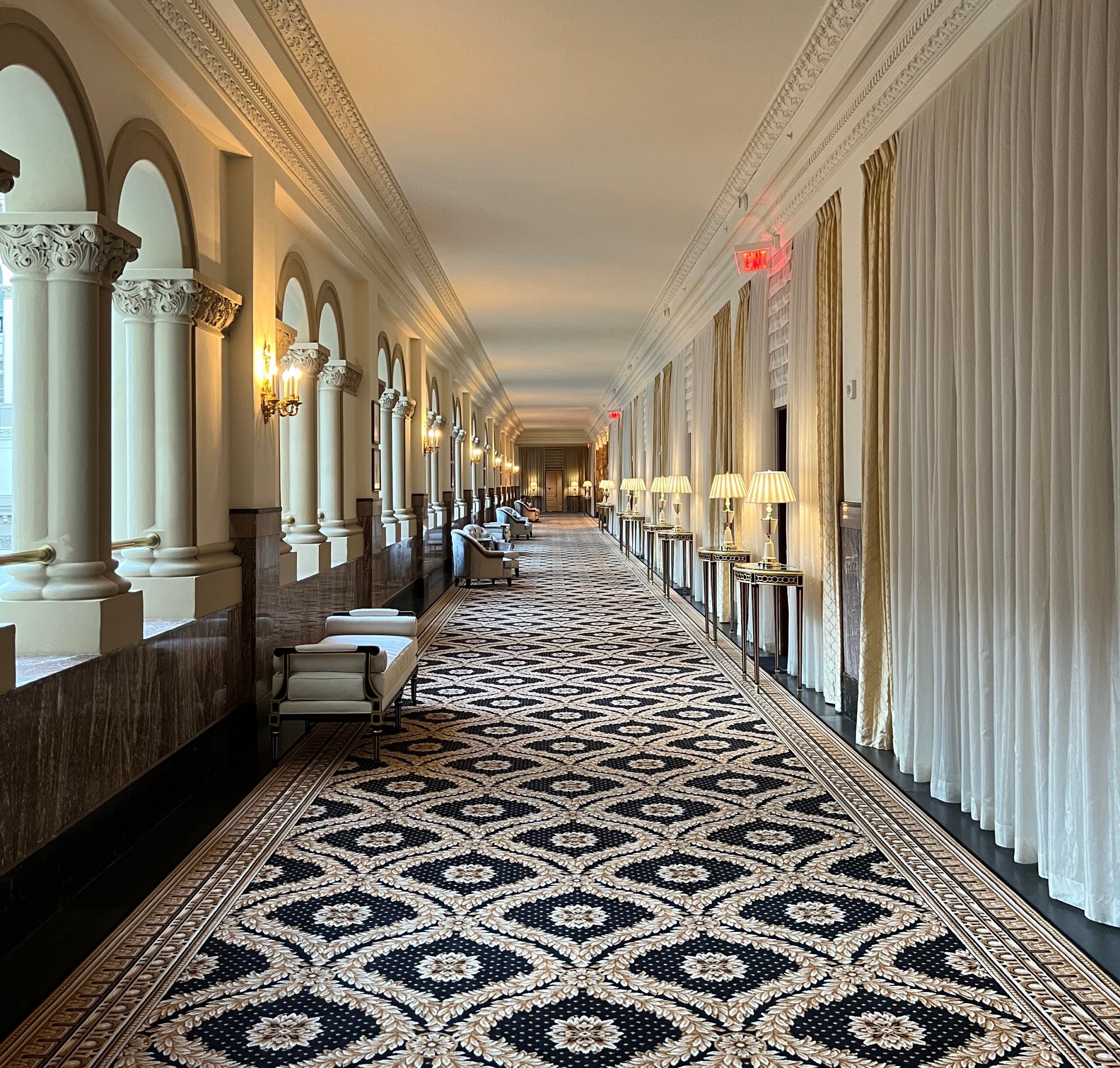 Waldorf Curtained Corridor