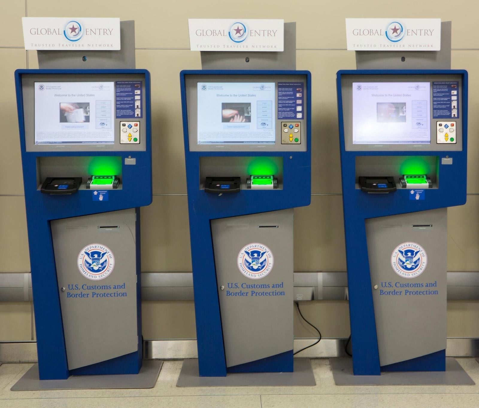 global entry kiosks