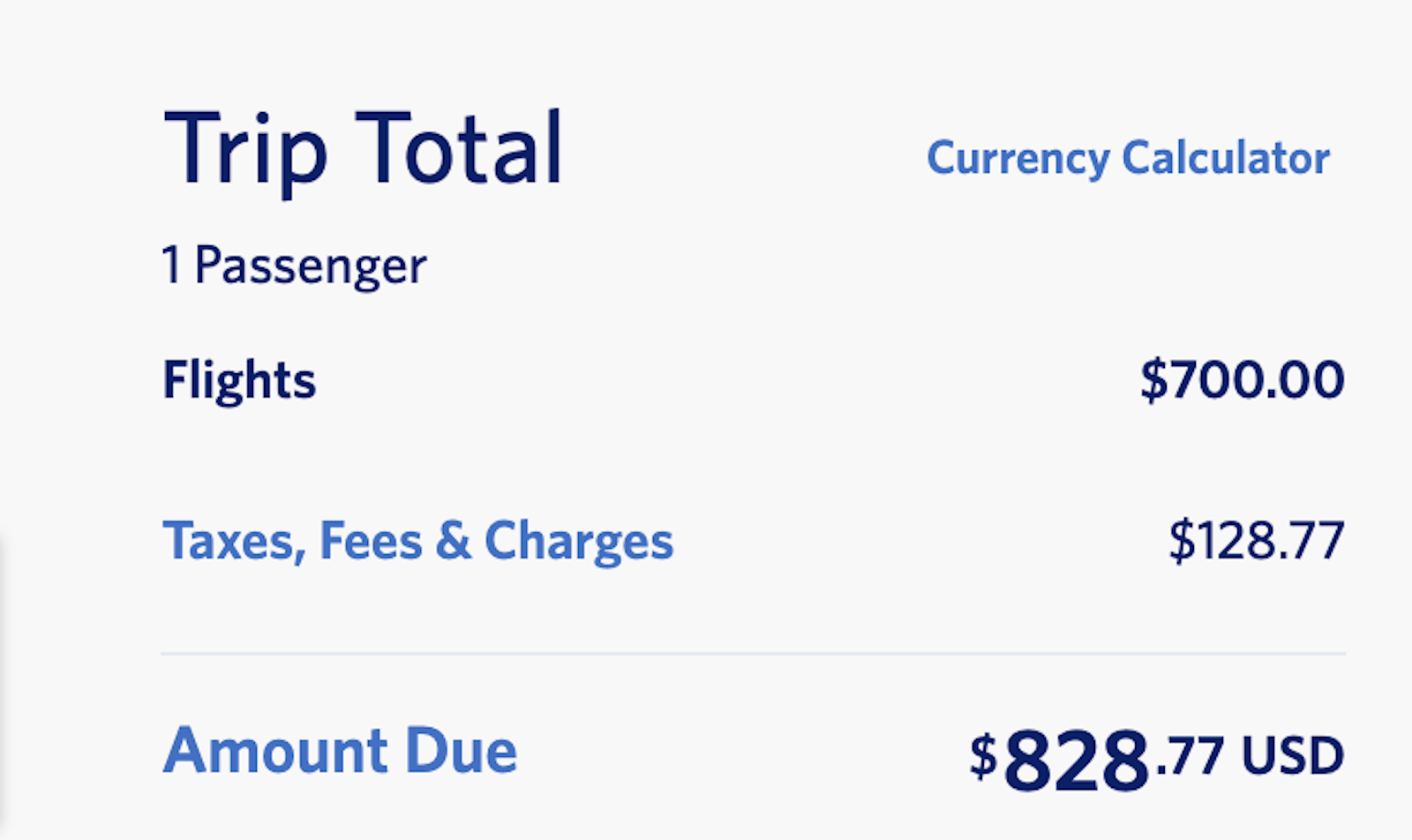Delta booking screenshot