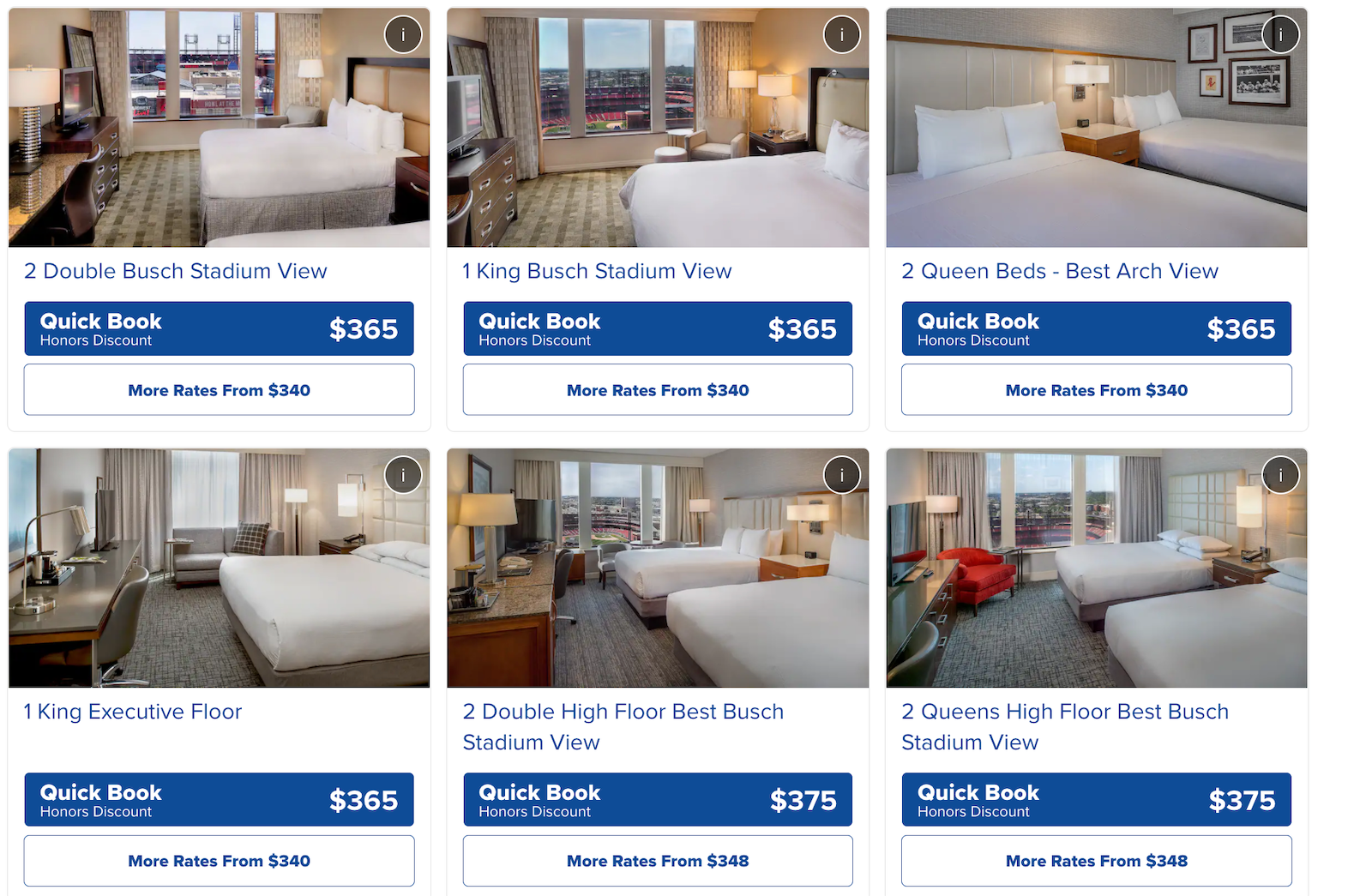 hilton booking screenshot