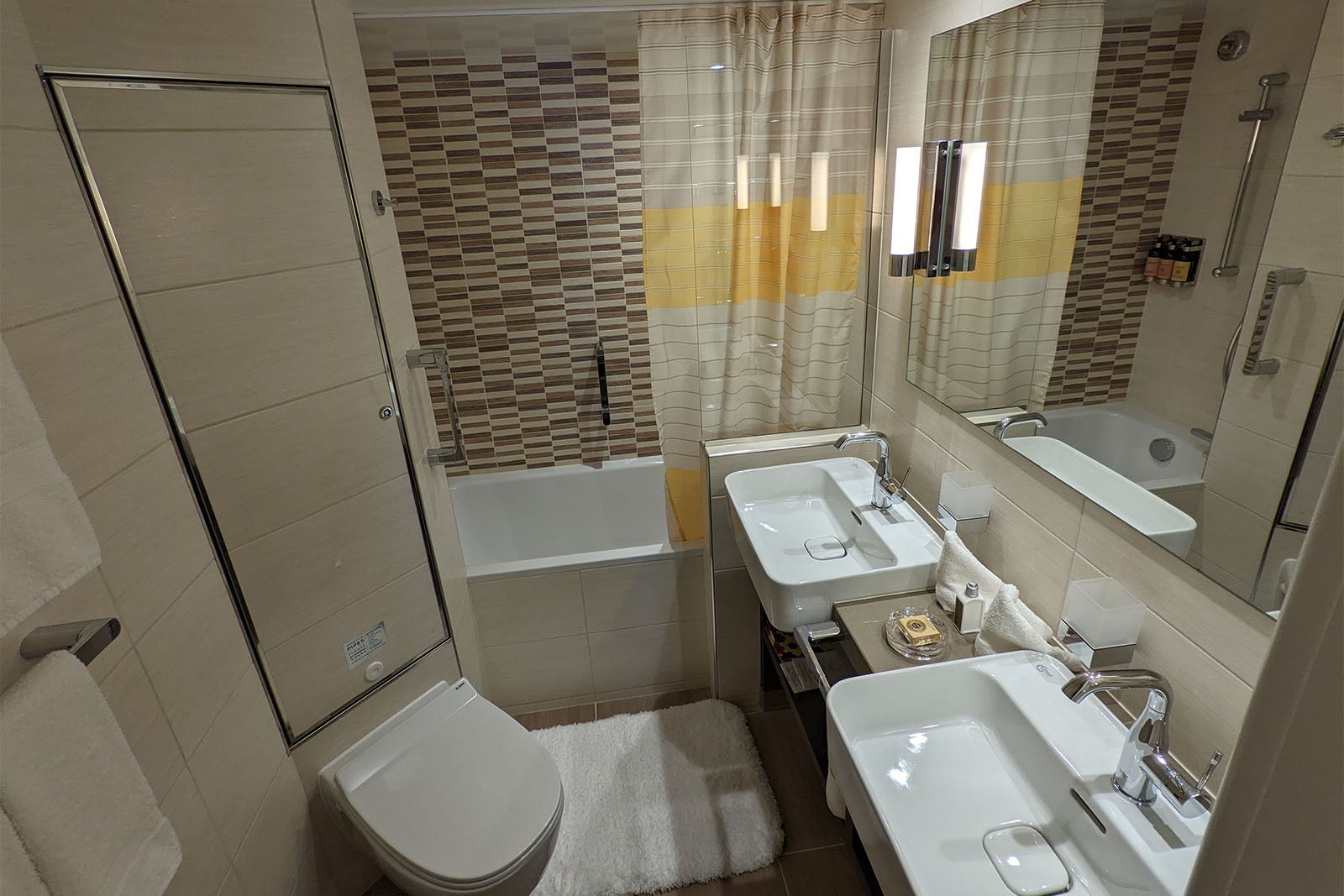 Bathroom on cruise ship Star Pride
