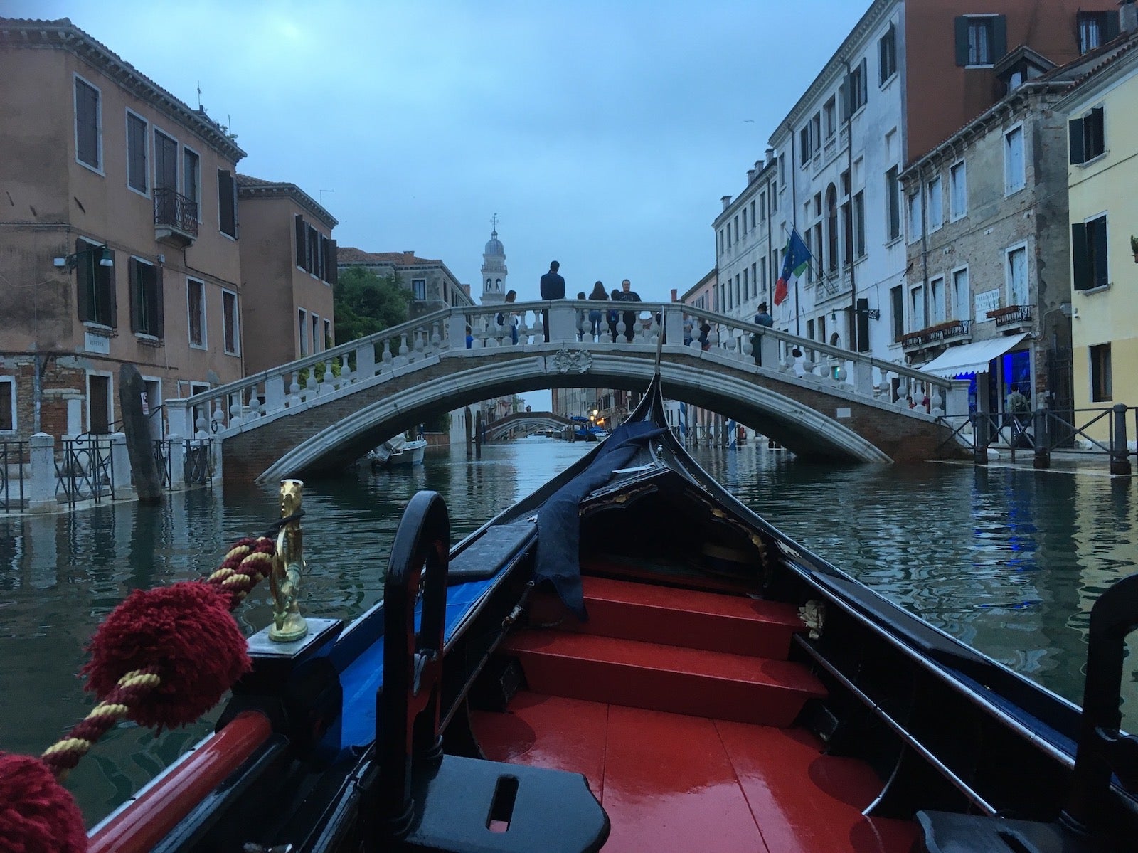 A gondola in Venice