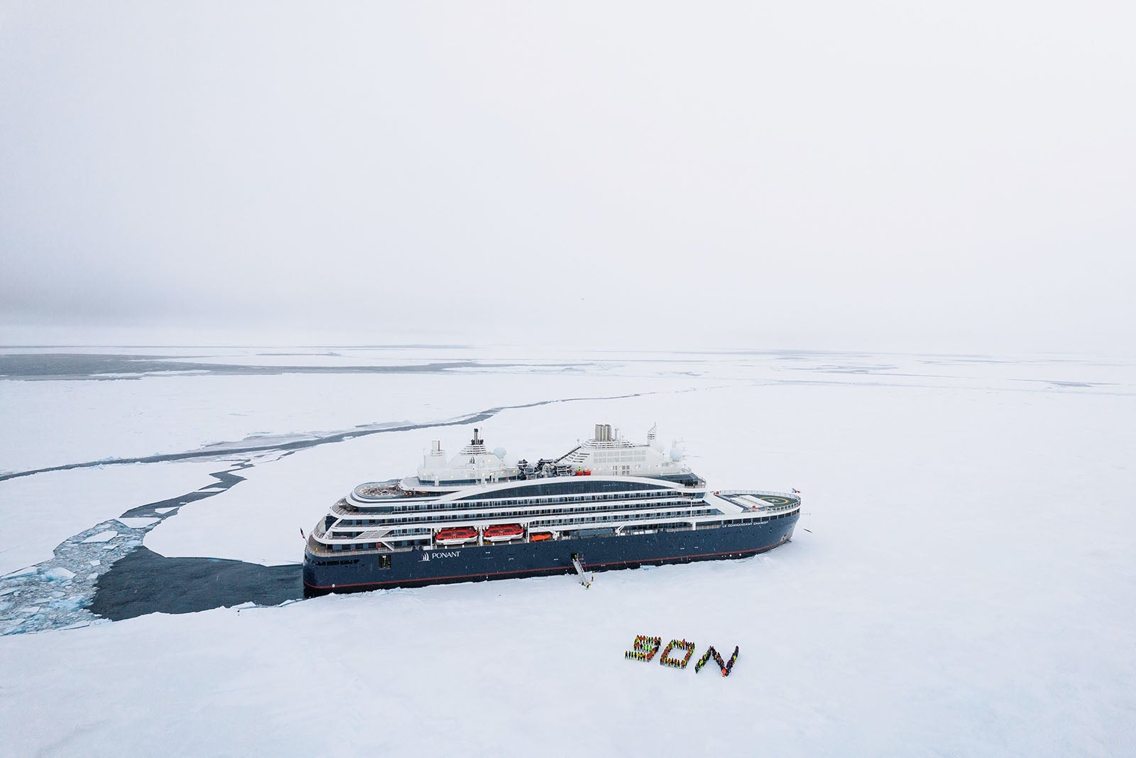 Ponant's Le Commandant Charcot at the North Pole