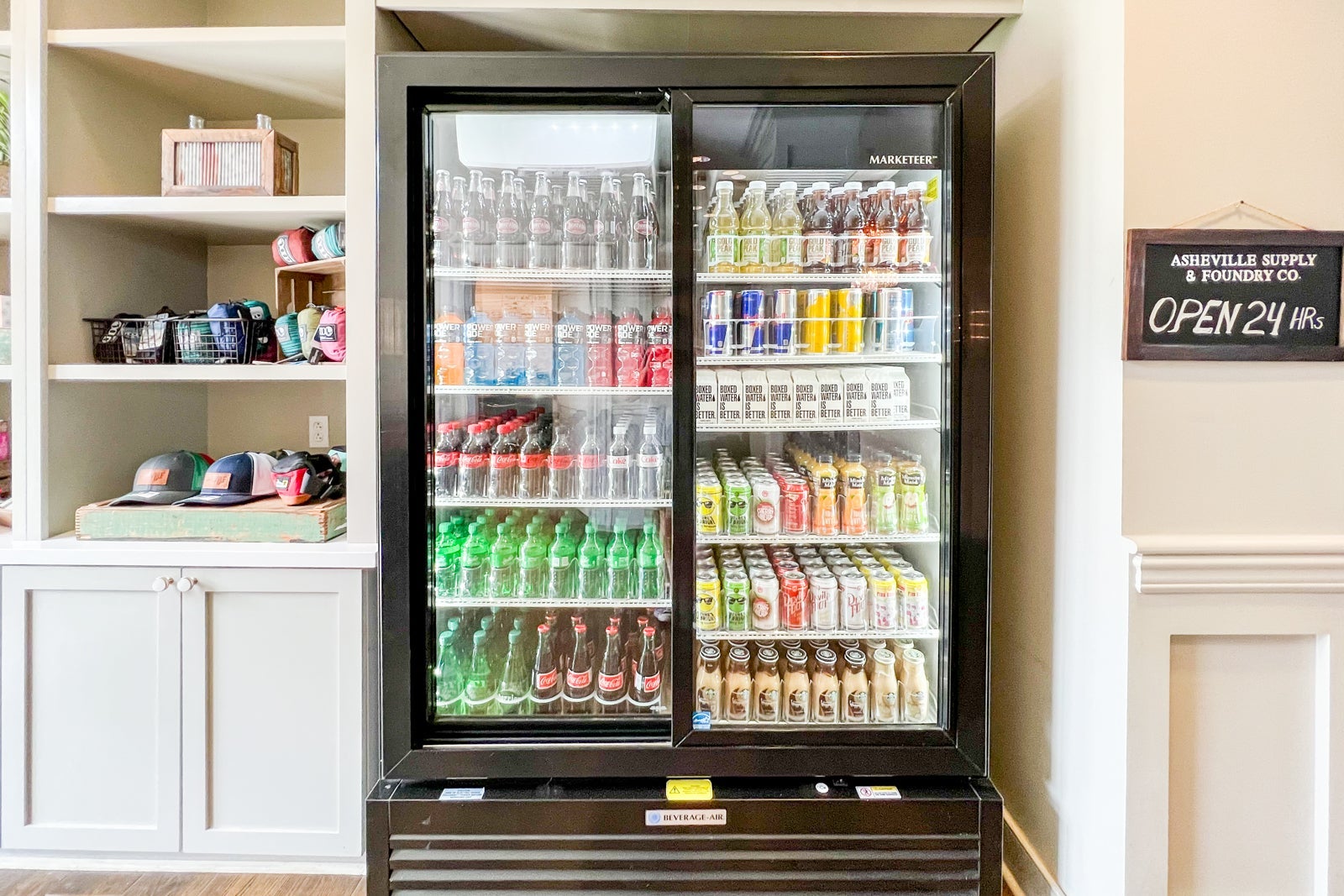 store in reception area