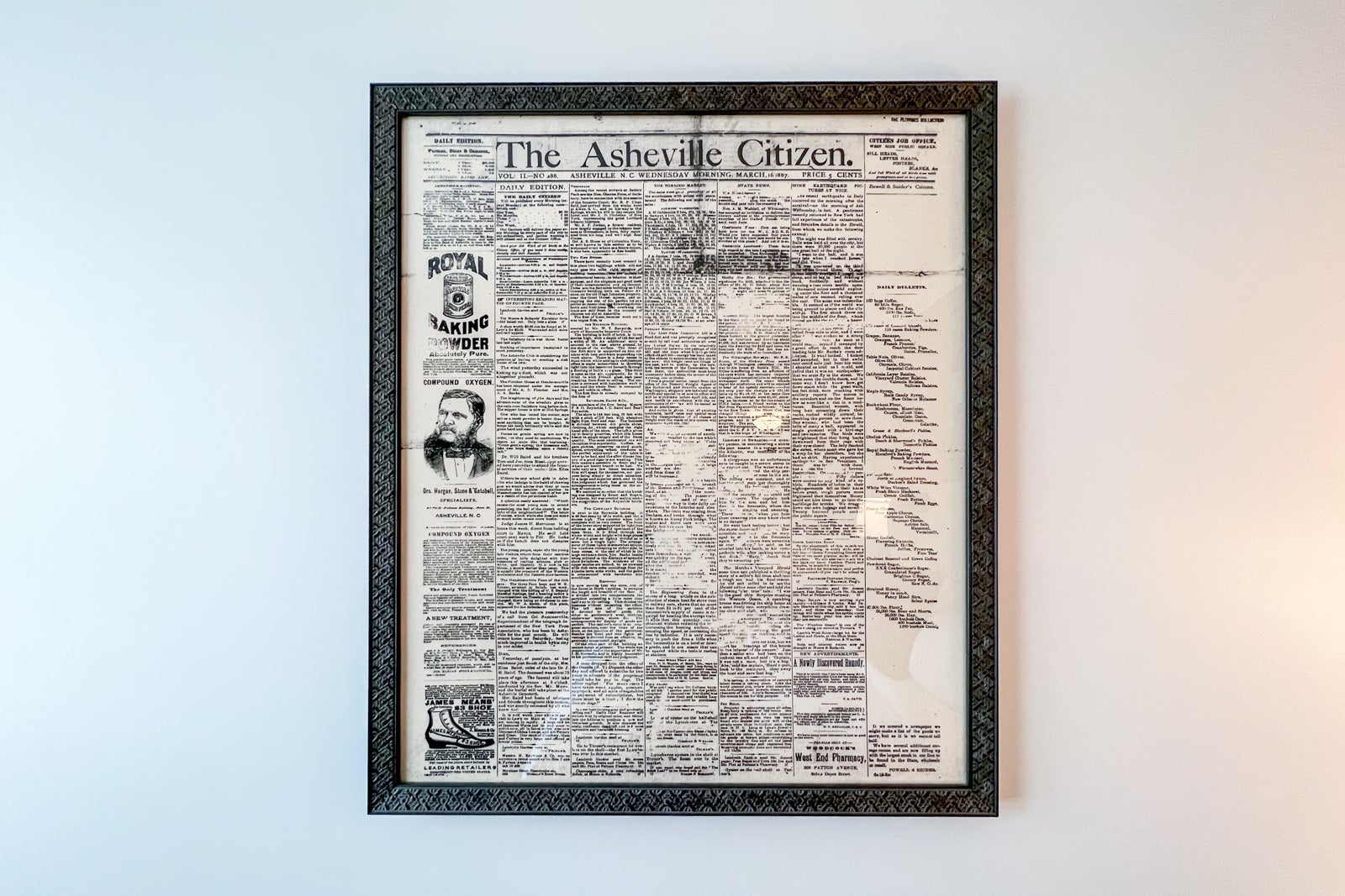 art on walls in room