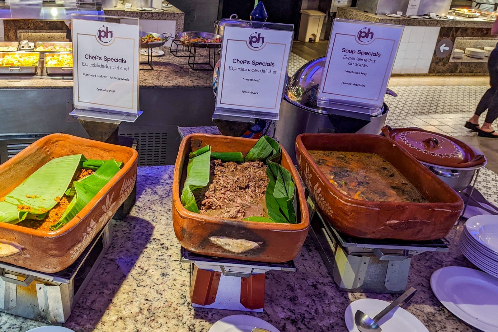 Planet Hollywood buffet