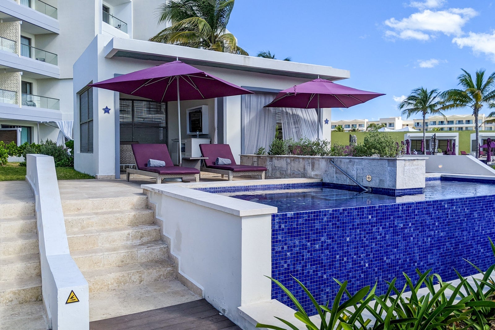Planet Hollywood Cancun cabana
