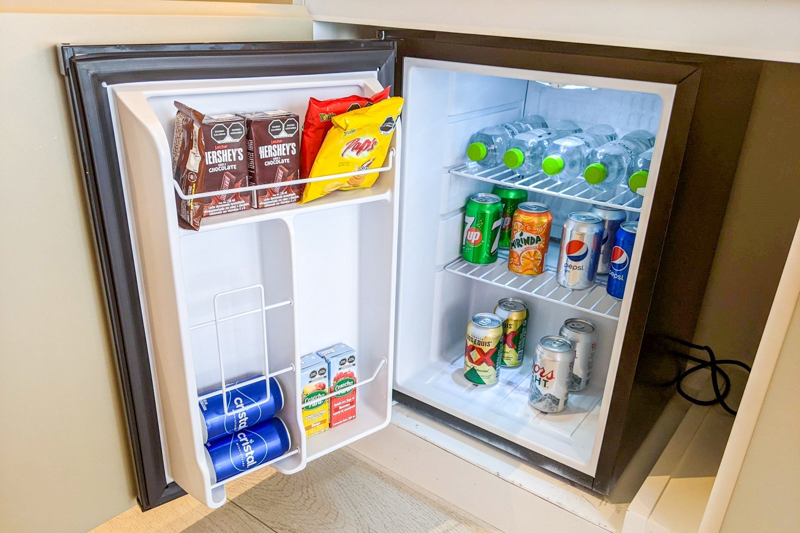 Planet Hollywood room minibar