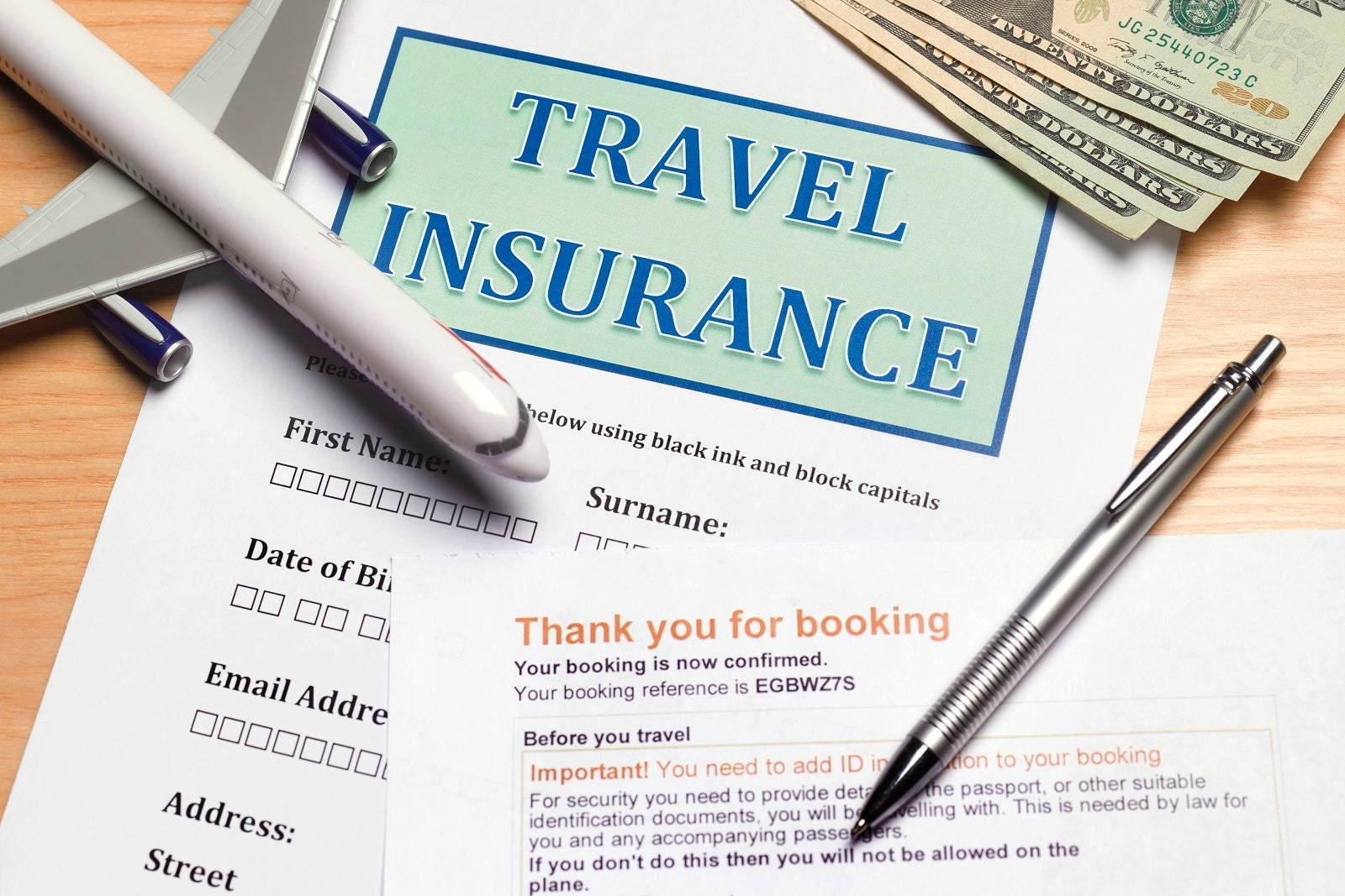 travel insurance form