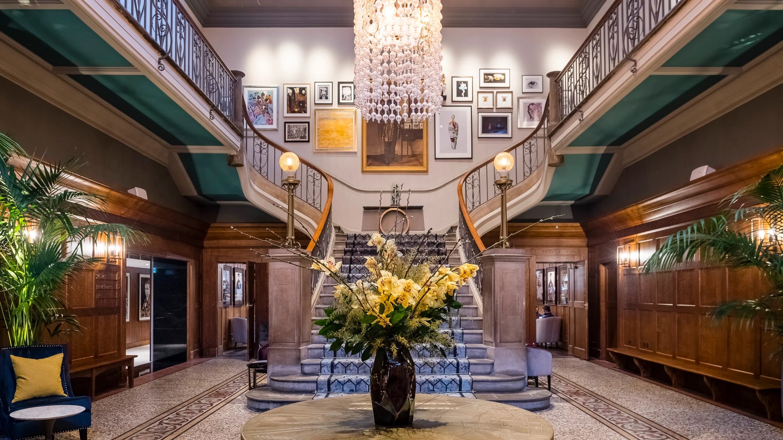 hotel lobby